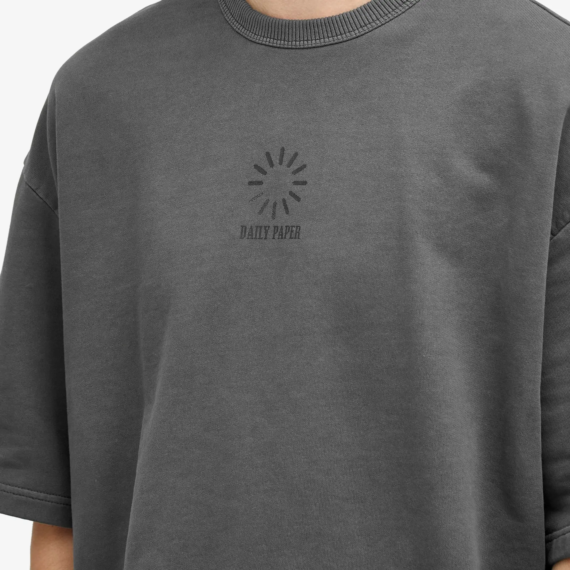 Daily Paper Buffering Oversized Ss Tee Men Shortsleeves Black