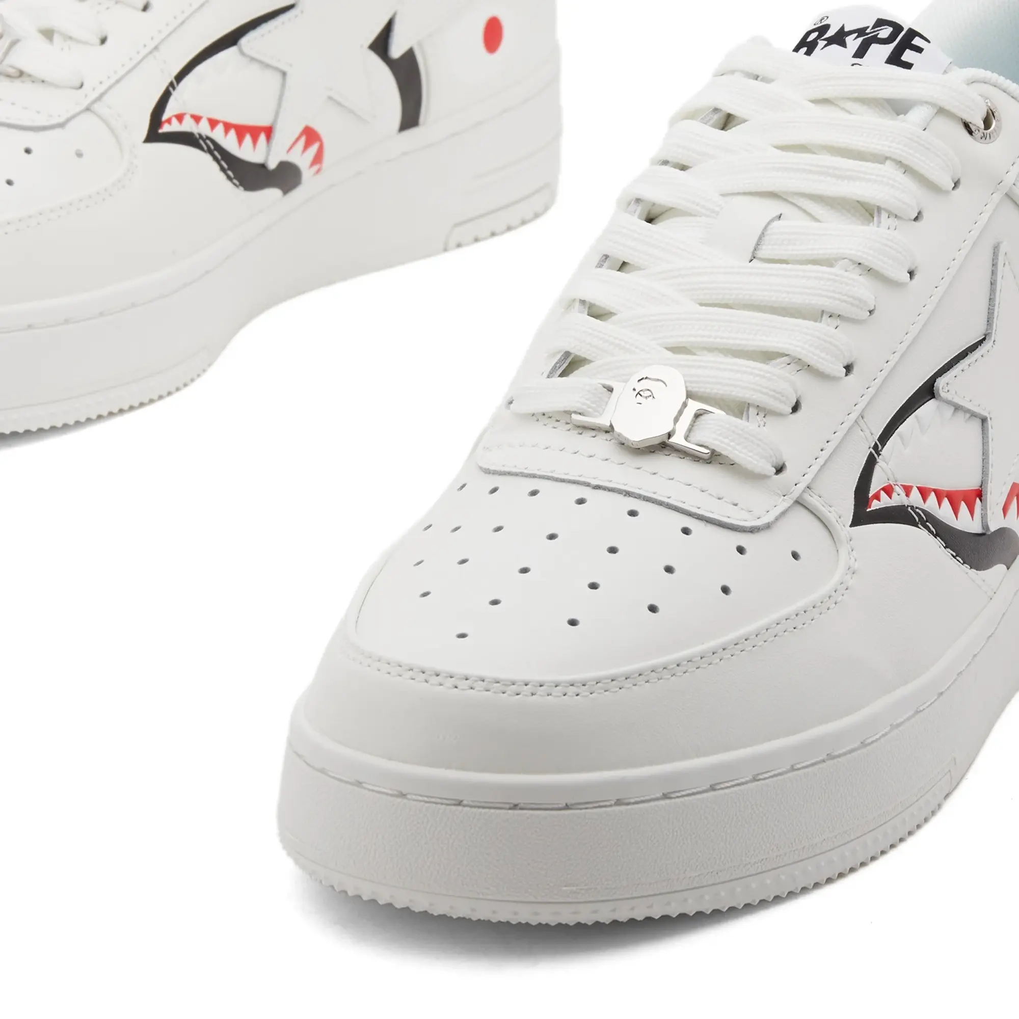 Sneakers A Bathing Ape Bape Sta Shark M2 White Eur 41