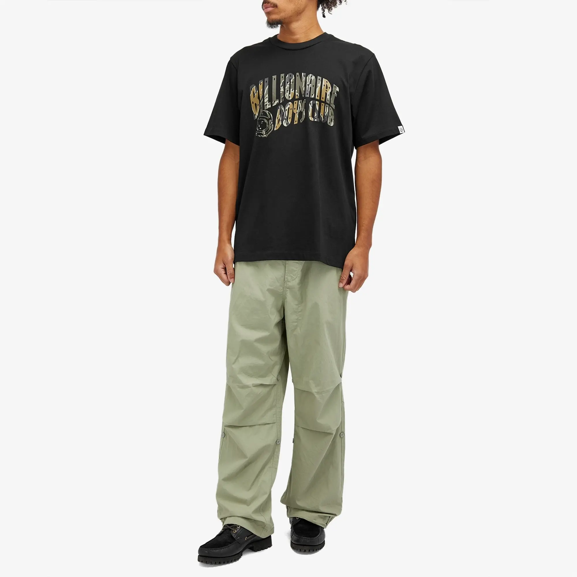 Crocs Billionaire Boys Club Men's Camo Arch Logo T-Shirt Black