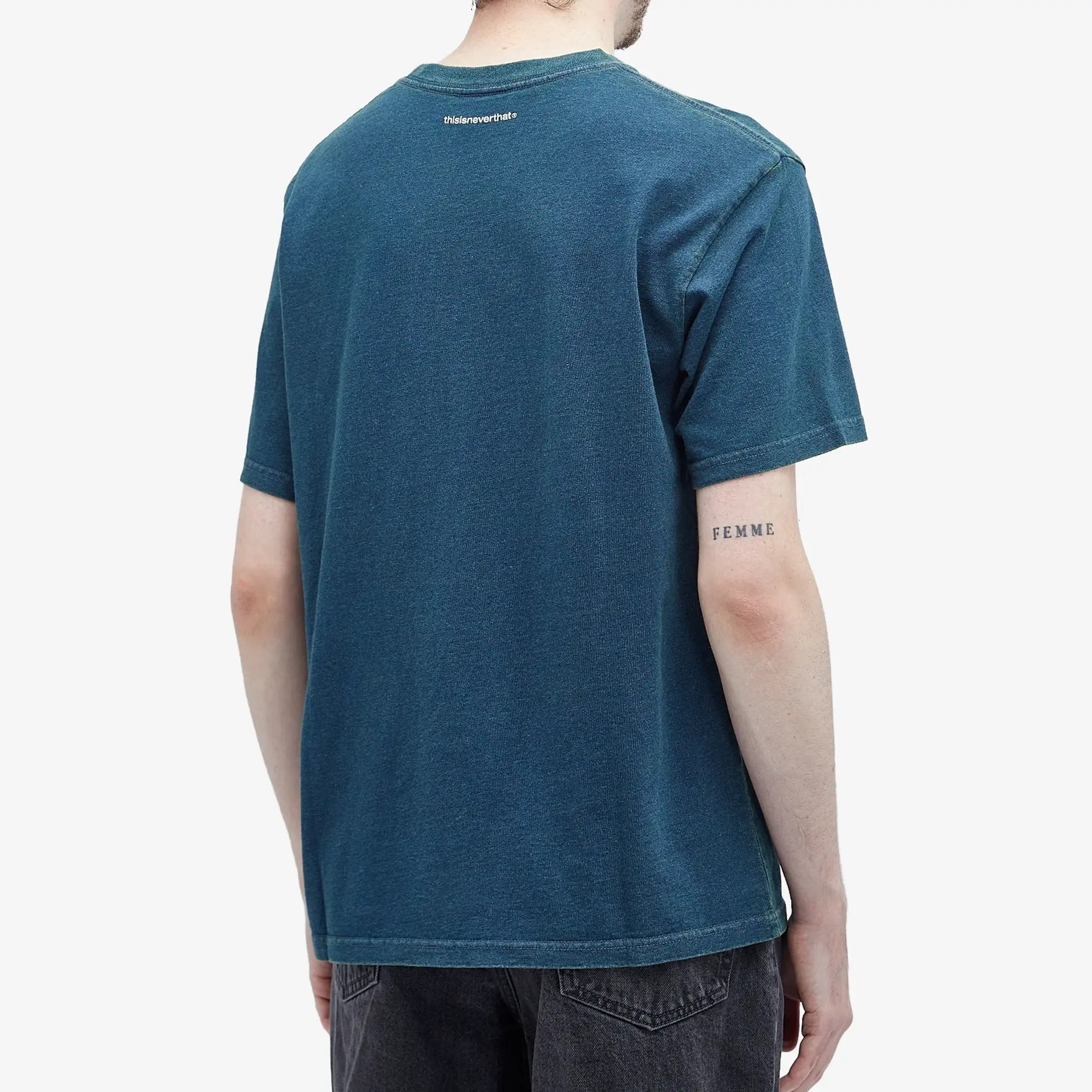 Crocs thisisneverthat Men's T-Logo T-Shirt Indigo