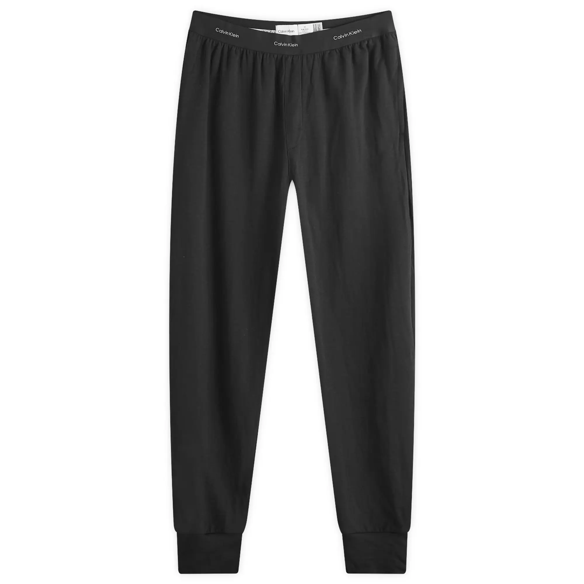 Calvin Klein Modern Cotton Lounge Jogger With Logo Waistband In Black