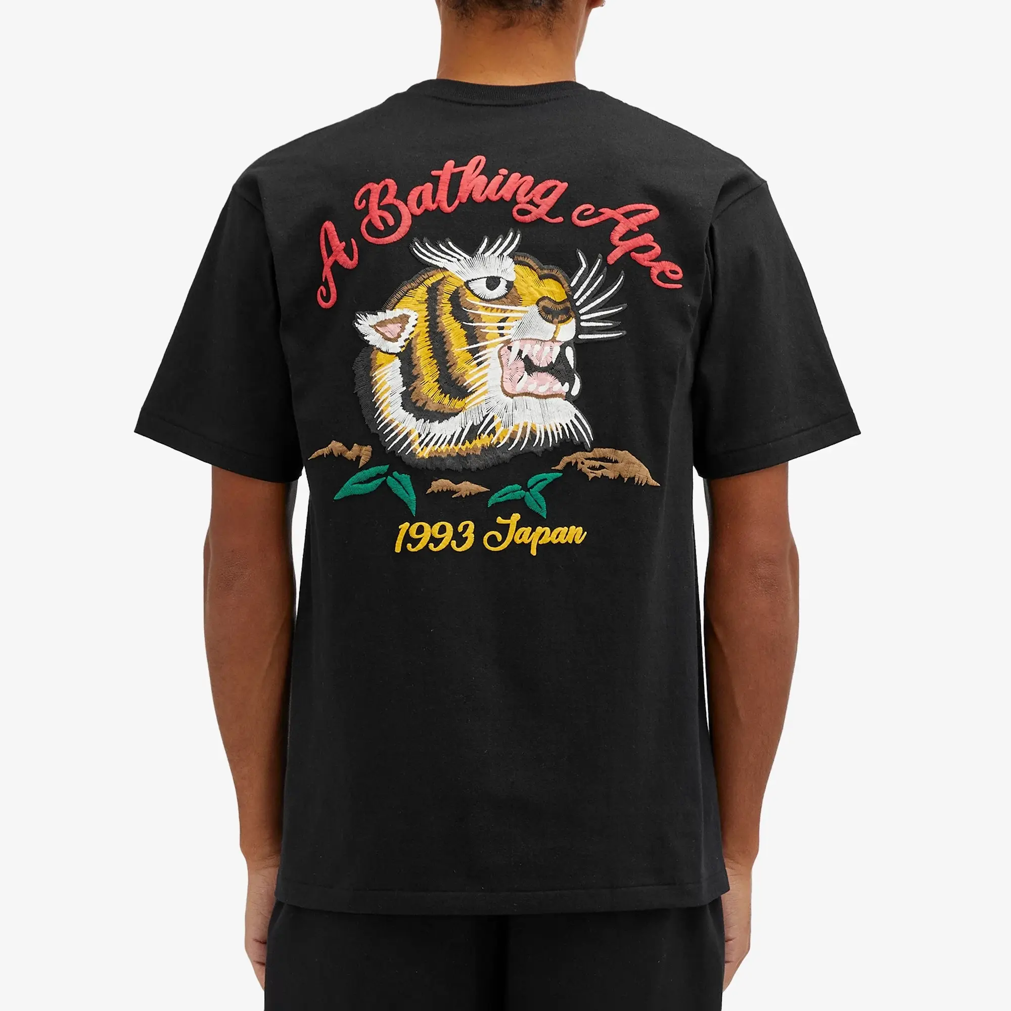 A Bathing Ape EMBROIDERY STYLE SOUVENIR LOGO TEE