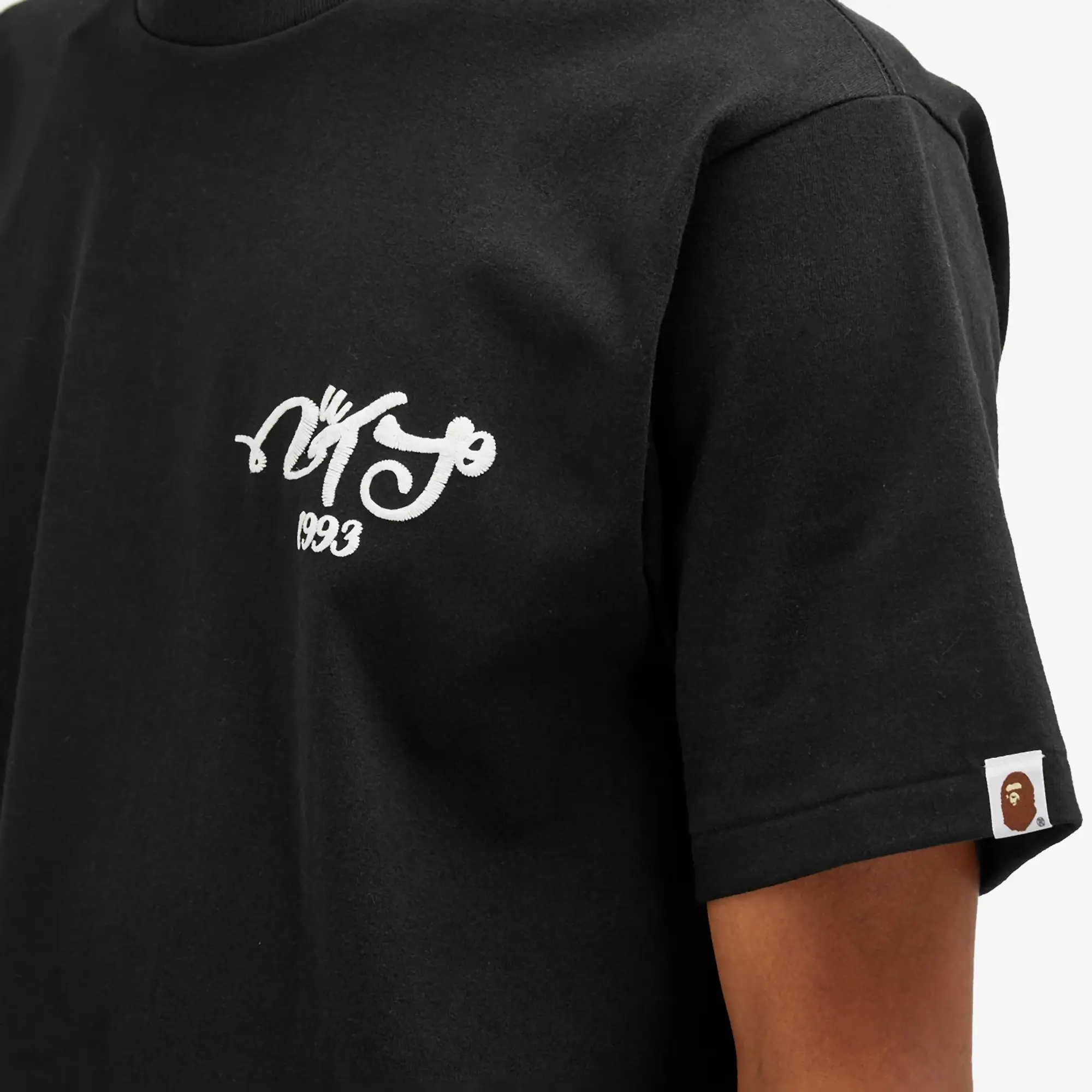 A Bathing Ape EMBROIDERY STYLE SOUVENIR LOGO TEE