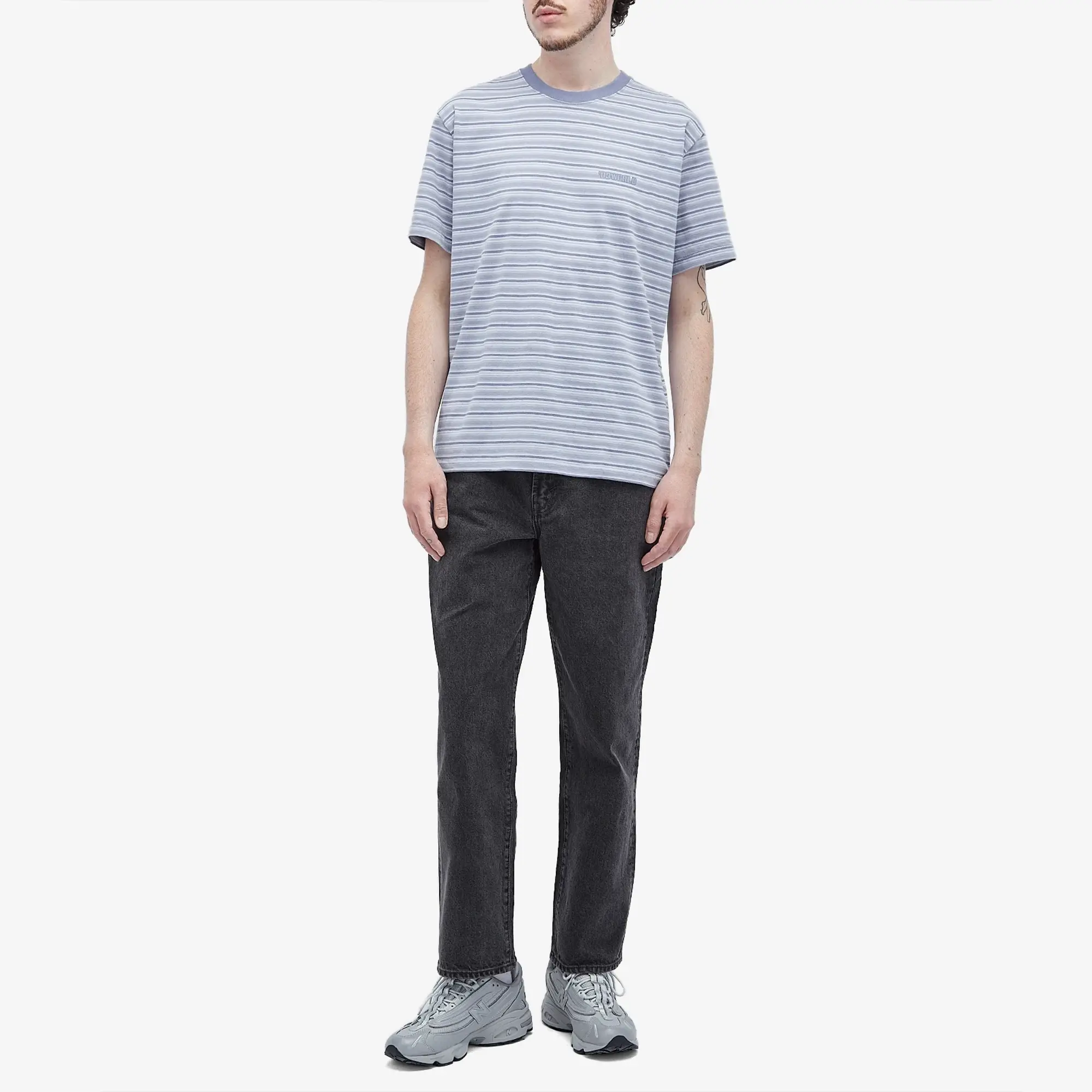 Crocs thisisneverthat Men's Stripe T-Shirt Purple