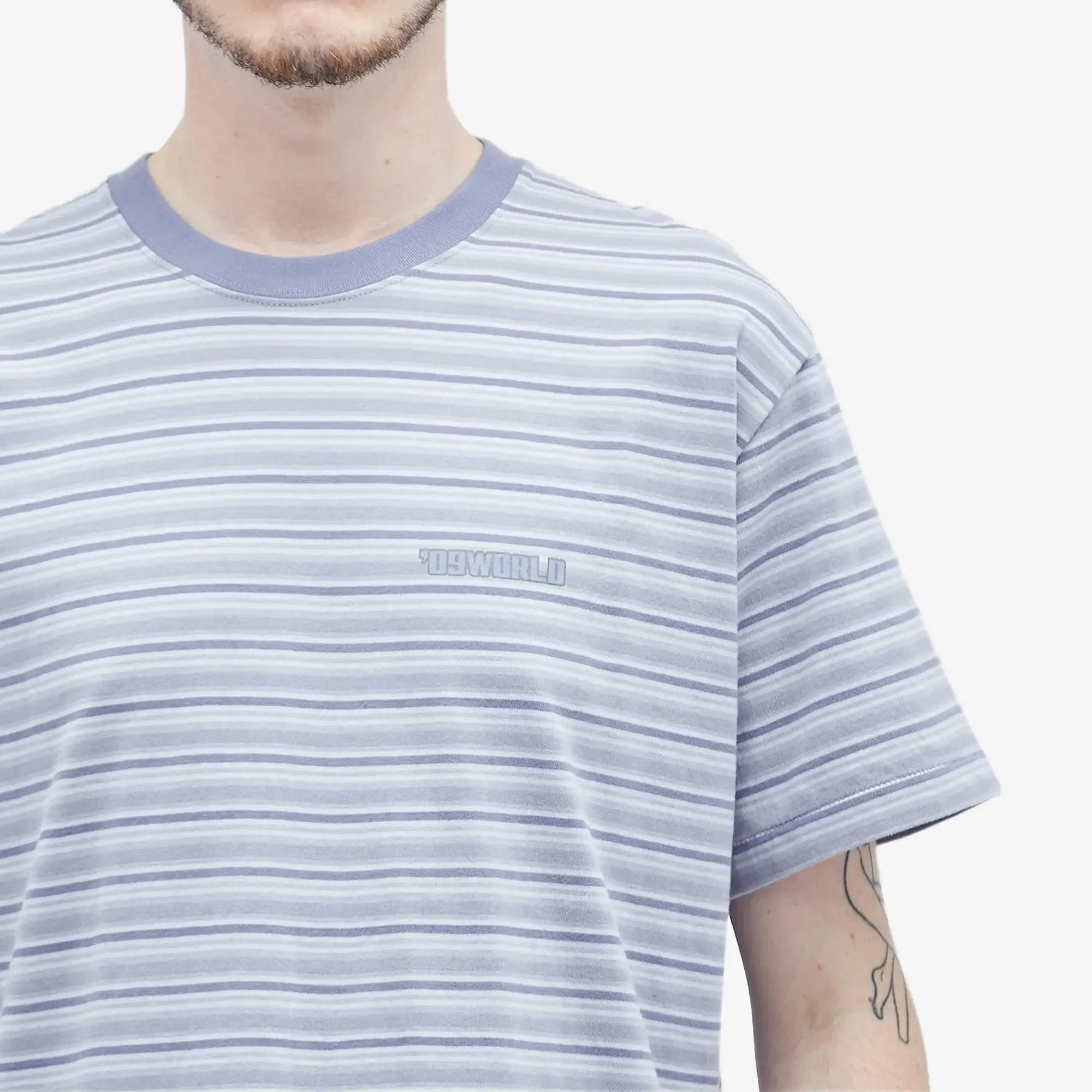 Crocs thisisneverthat Men's Stripe T-Shirt Purple