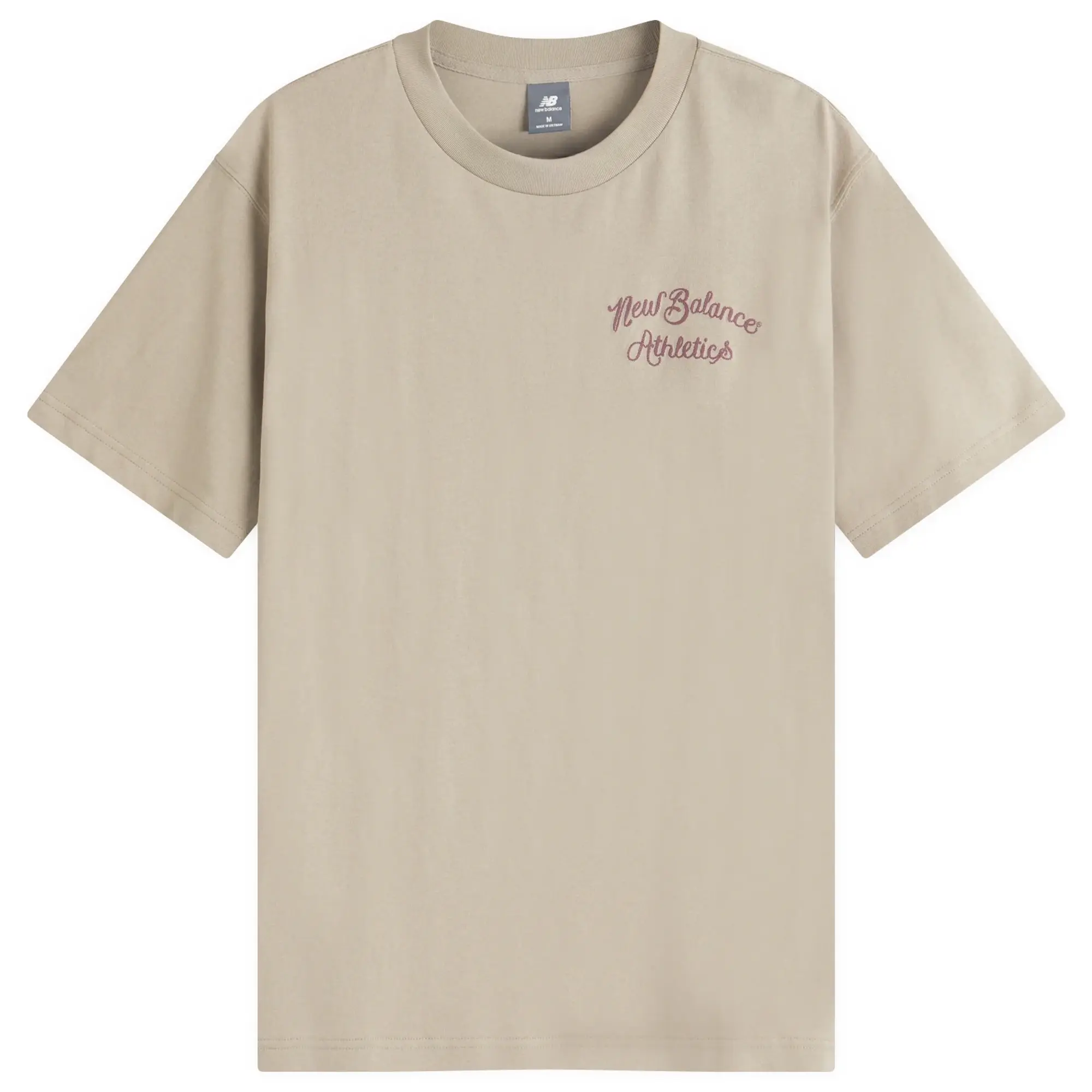 New Balance Athletics League T-Shirt, Ecru Tint