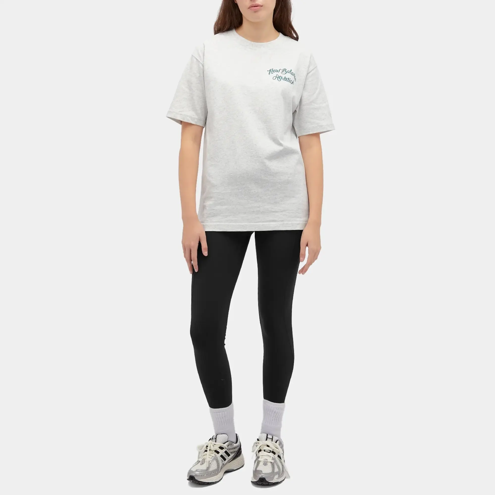 New Balance Athletics League T-Shirt, Ecru Tint