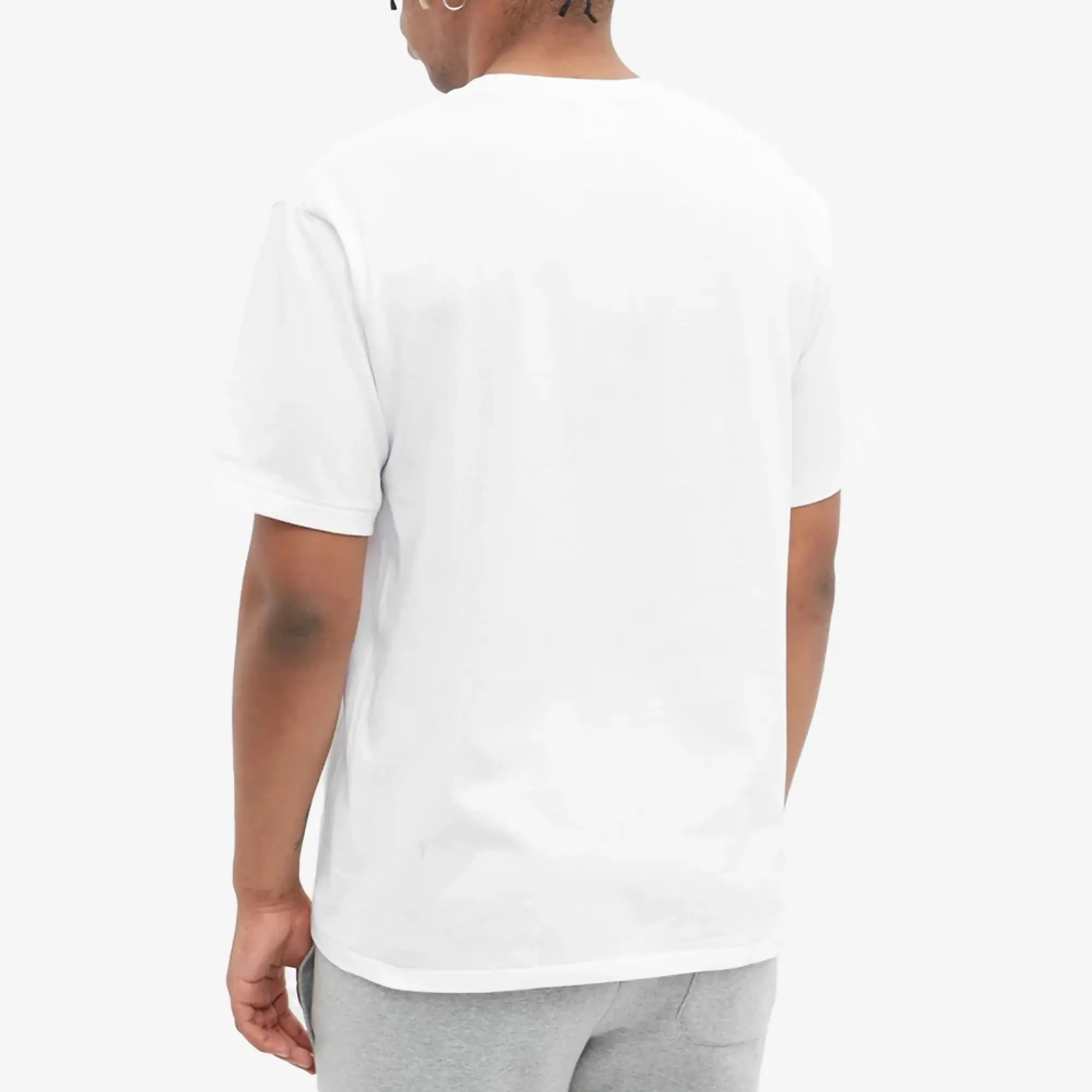 A Bathing Ape Abc Camo College Tee Men Shortsleeves White