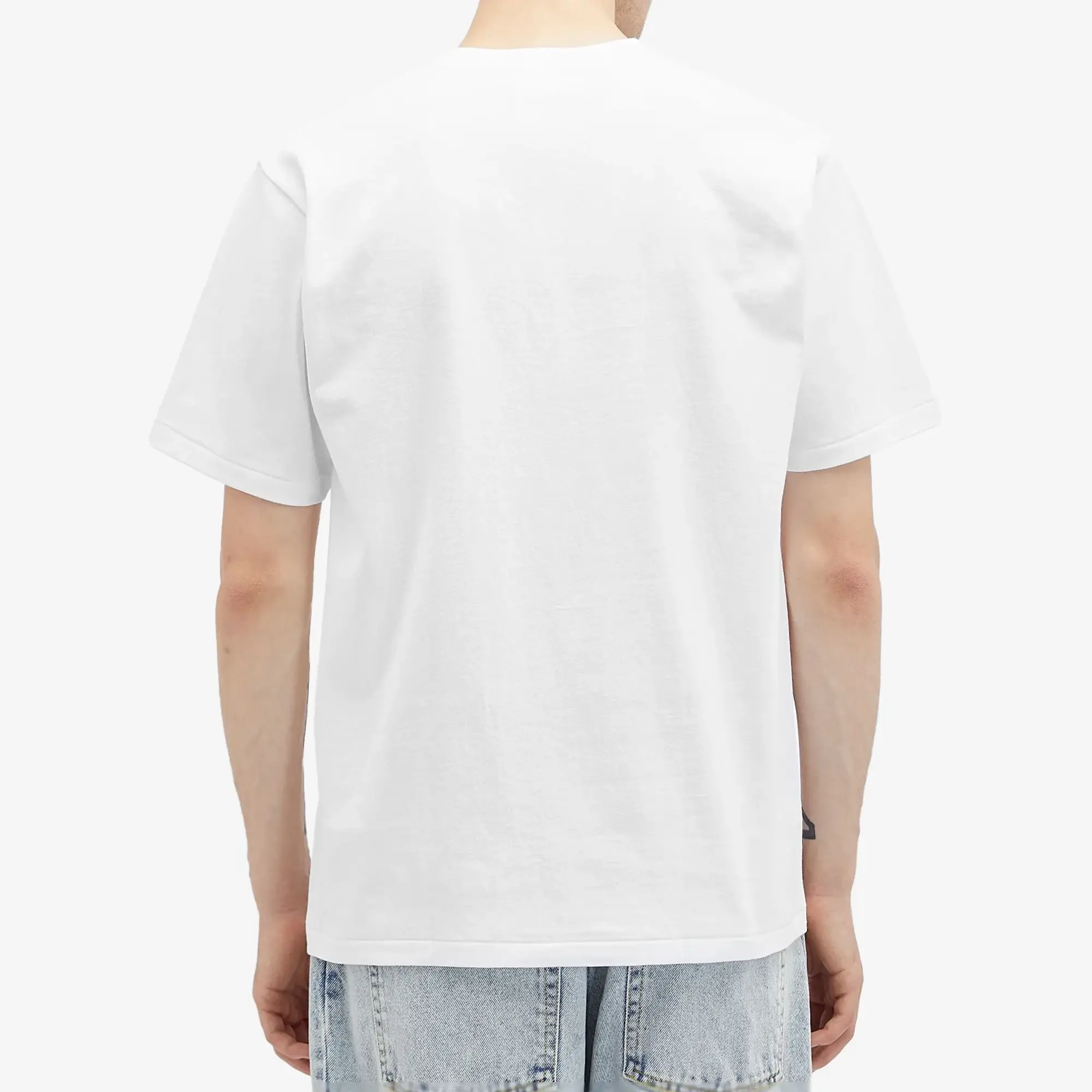 A Bathing Ape Abc Camo College Tee Men Shortsleeves White