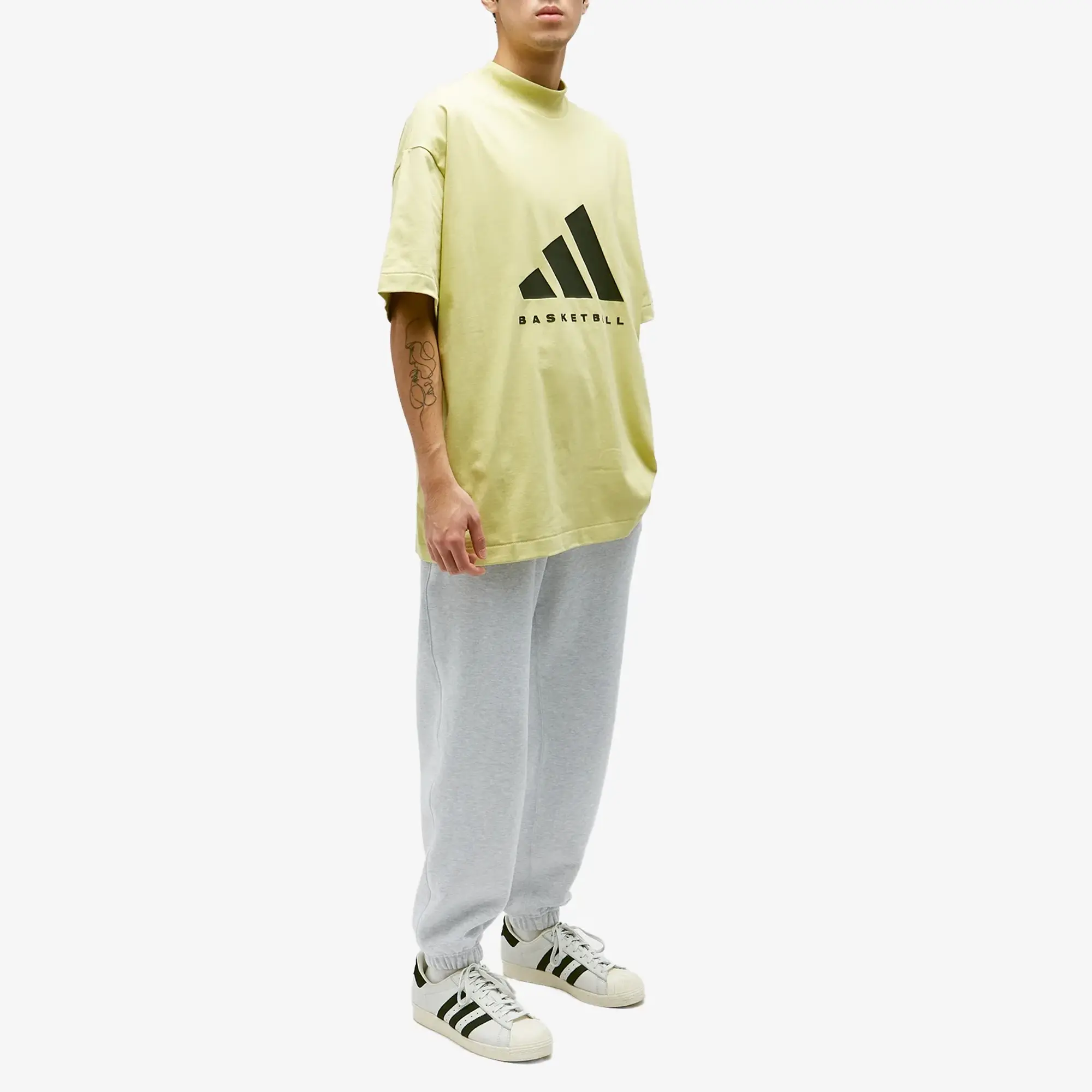 adidas Bball Tee Sn99 - Yellow