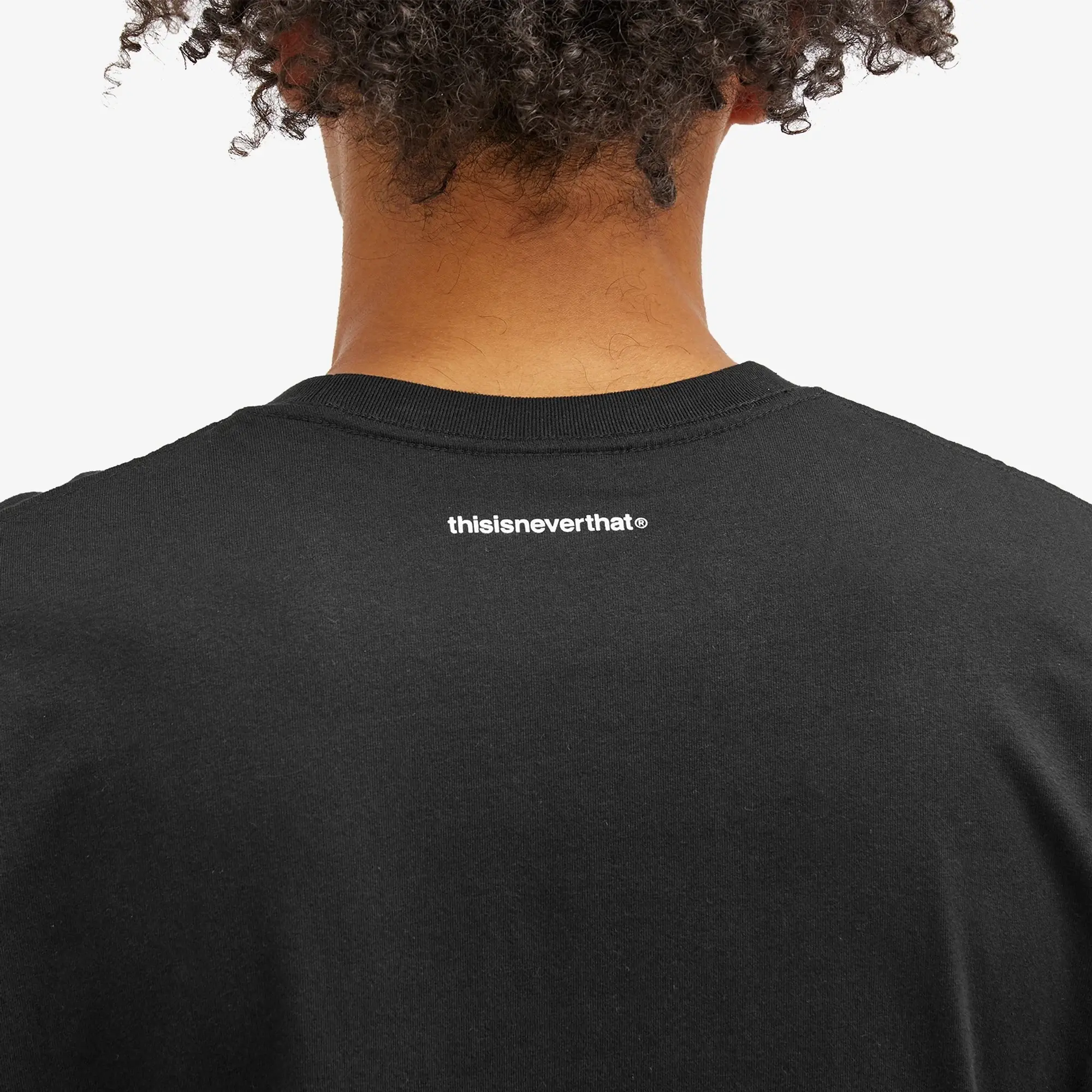 Crocs thisisneverthat Men's T-Logo Long Sleeve T-Shirt Black