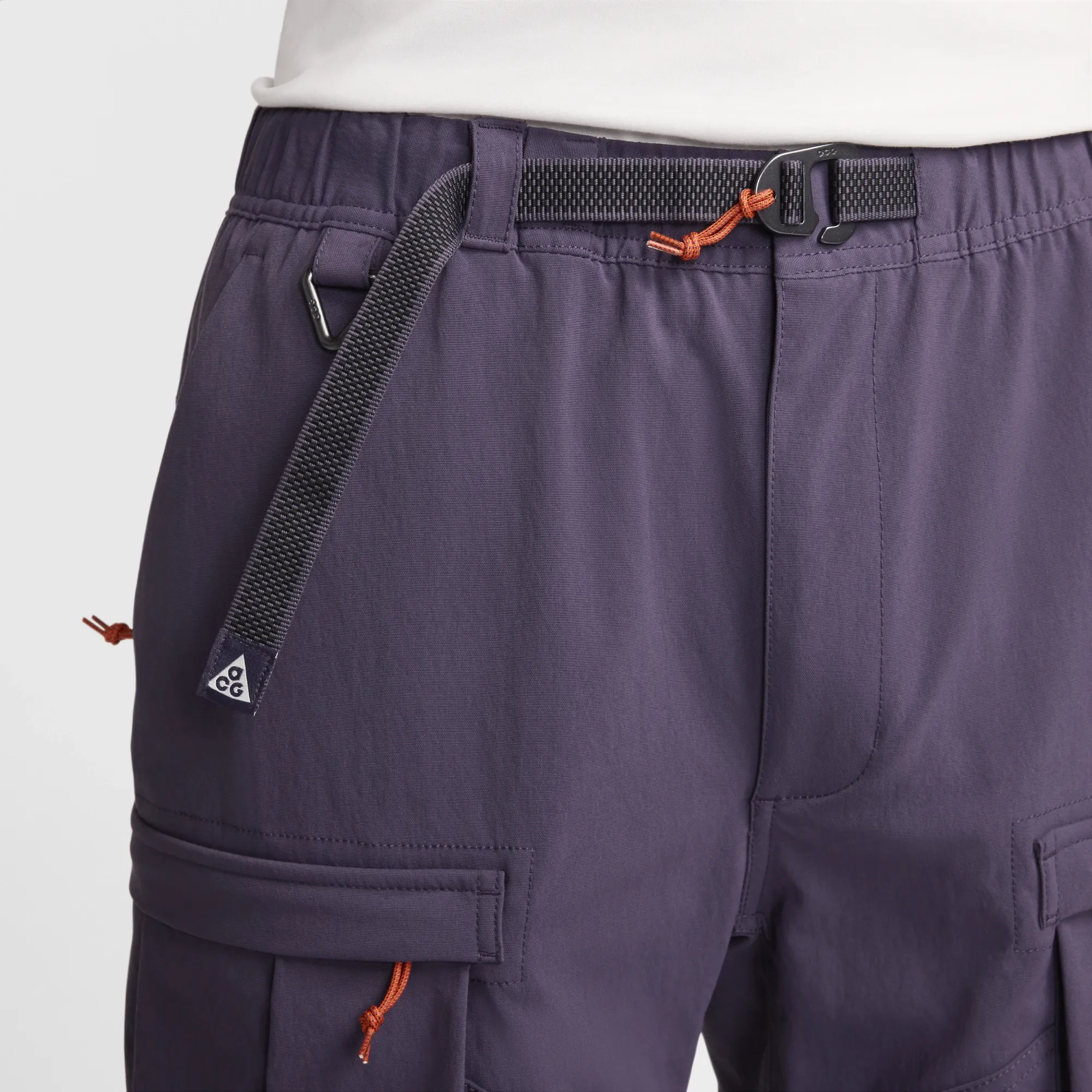 NIKE ACG【ACG SMITH SUMMIT CRG PANT】 Nike ACG 'Smith Summit' Men's Cargo Trousers - Purple - Nylon