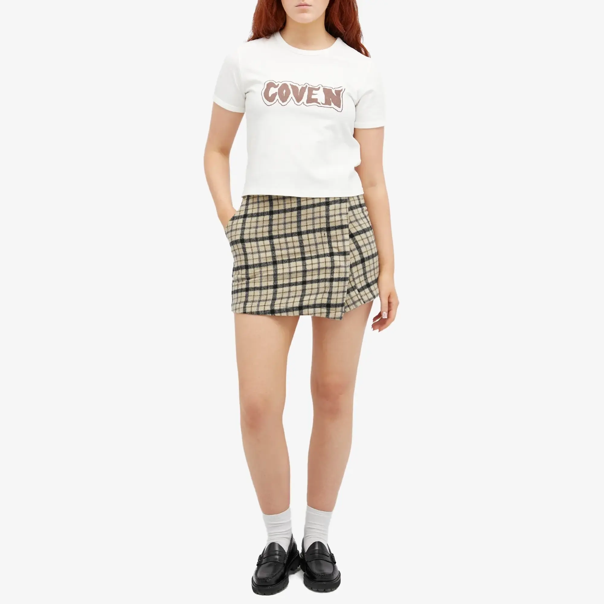 Crocs Heresy Women's Coven Baby Tee Ecru