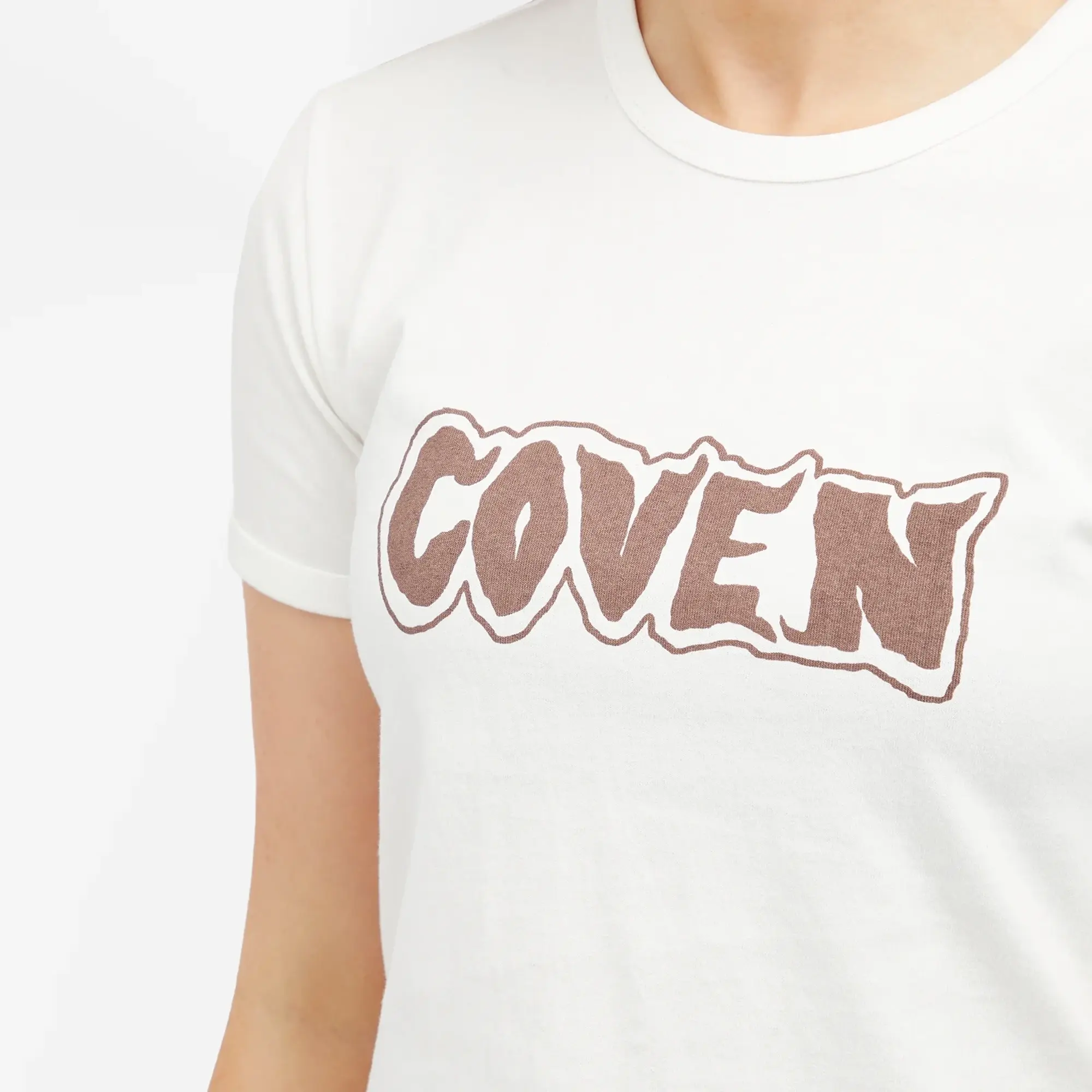 Crocs Heresy Women's Coven Baby Tee Ecru
