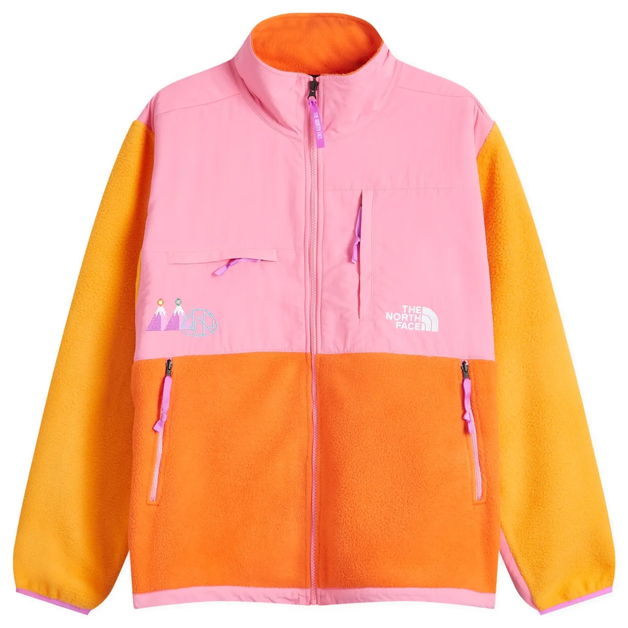 The North Face NSE x Yinka Ilori Retro Denali Fleece Jacket, Orange