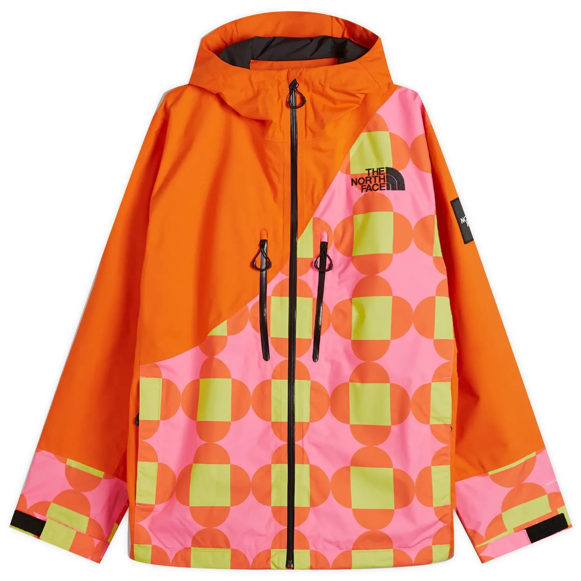 The North Face NSE x Yinka Ilori Printed 2L Rain Shell Jacket, Orange