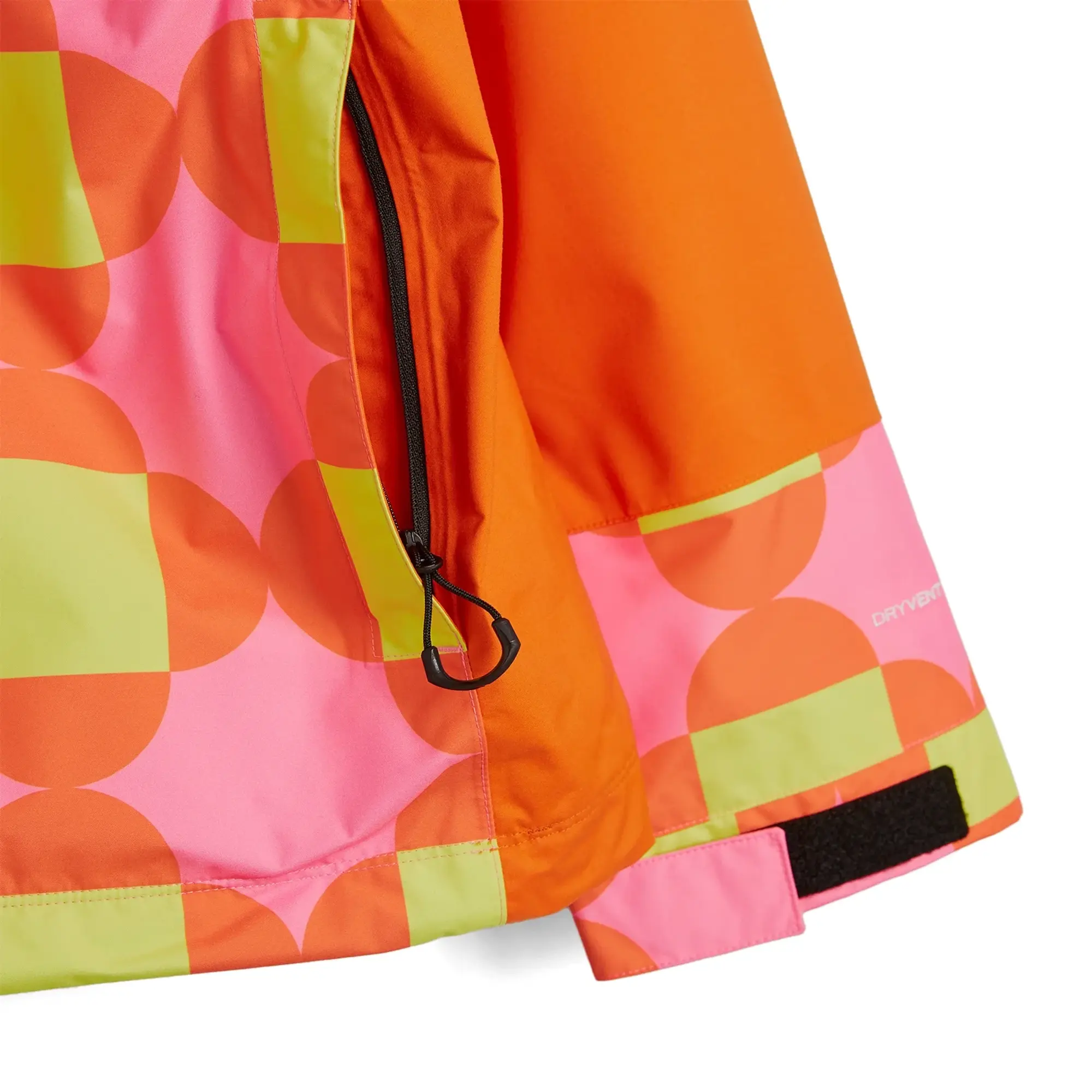 The North Face NSE x Yinka Ilori Printed 2L Rain Shell Jacket, Orange