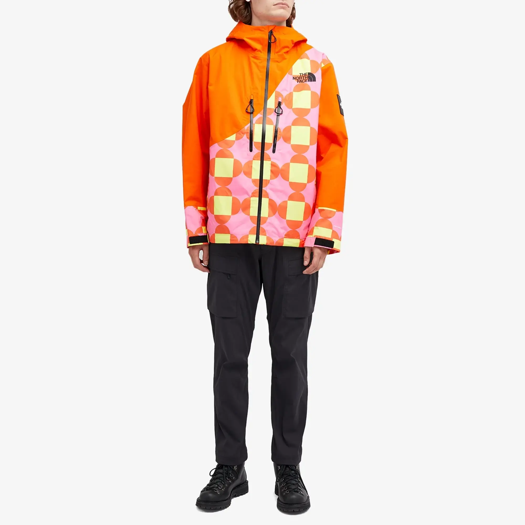 The North Face NSE x Yinka Ilori Printed 2L Rain Shell Jacket, Orange