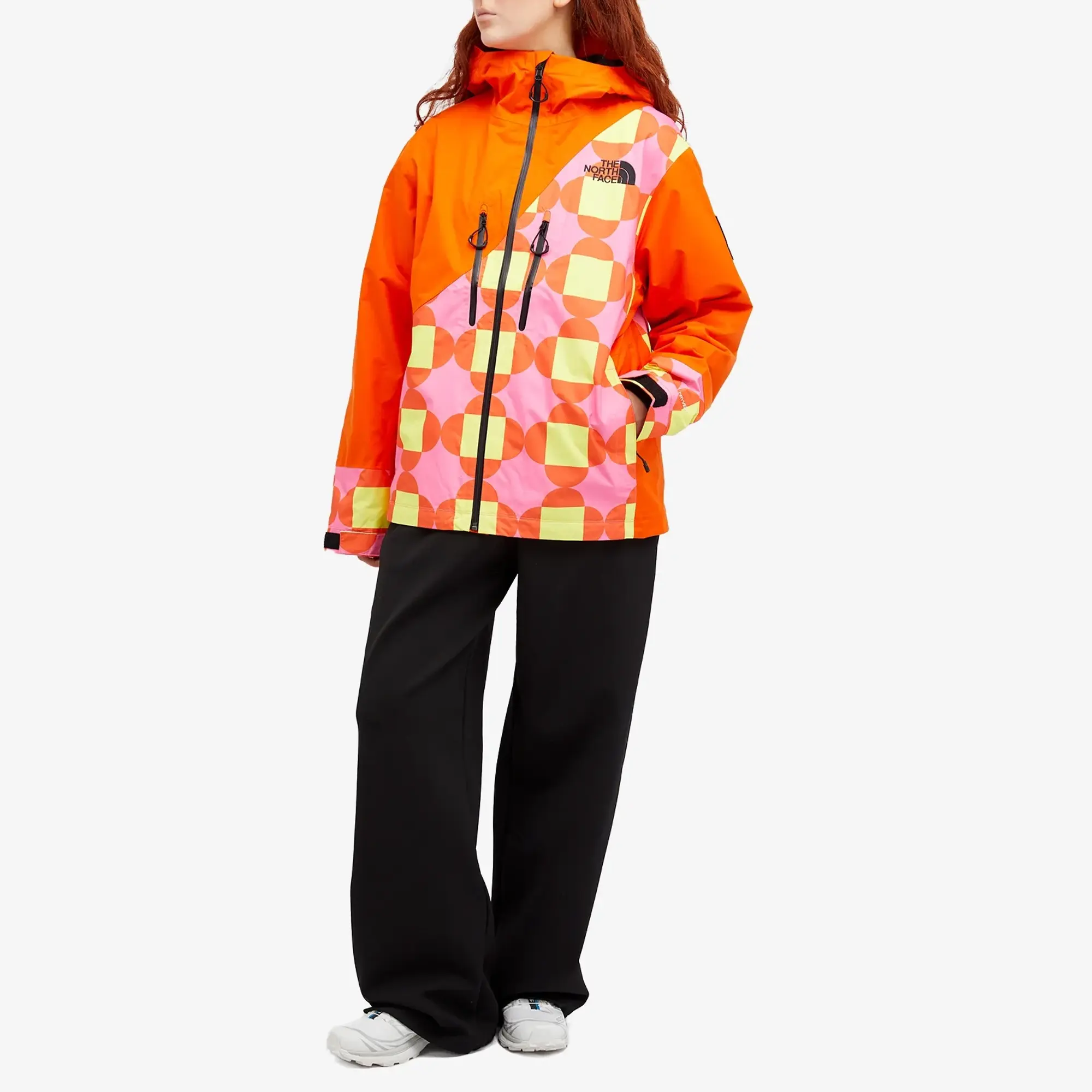 The North Face NSE x Yinka Ilori Printed 2L Rain Shell Jacket, Orange