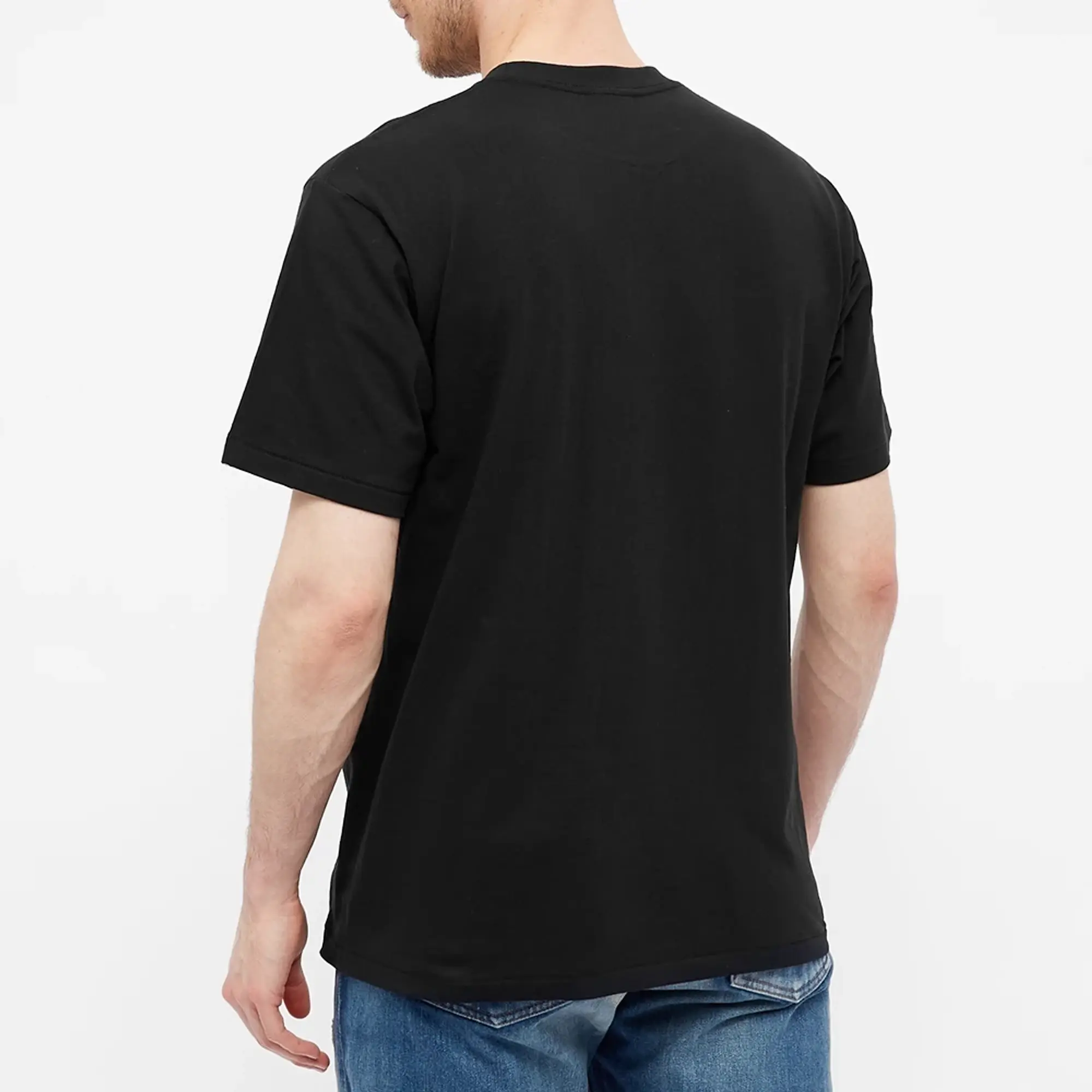 A Bathing Ape Men's ABC Camo College T-Shirt Black/Pink