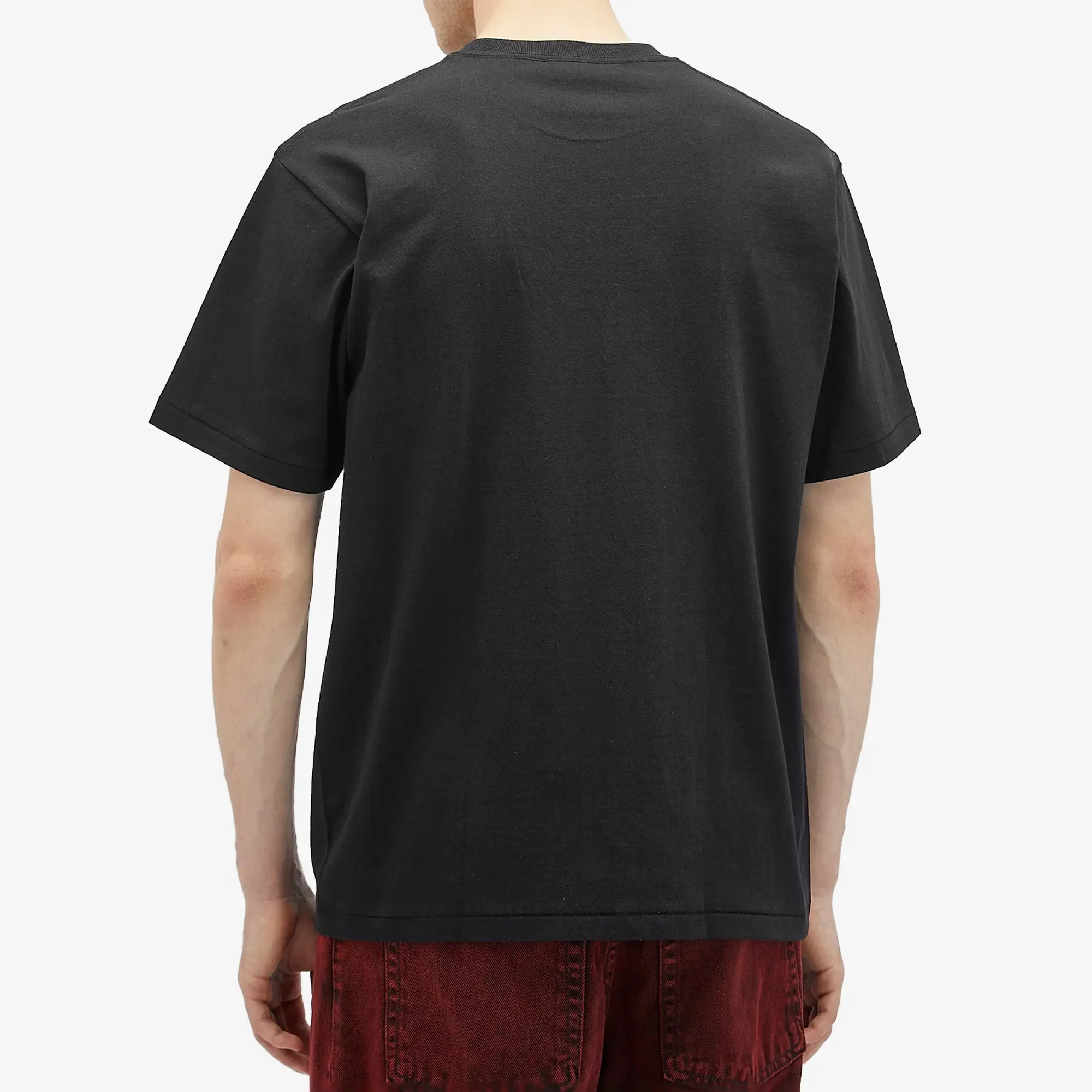 A Bathing Ape Men's ABC Camo College T-Shirt Black/Pink