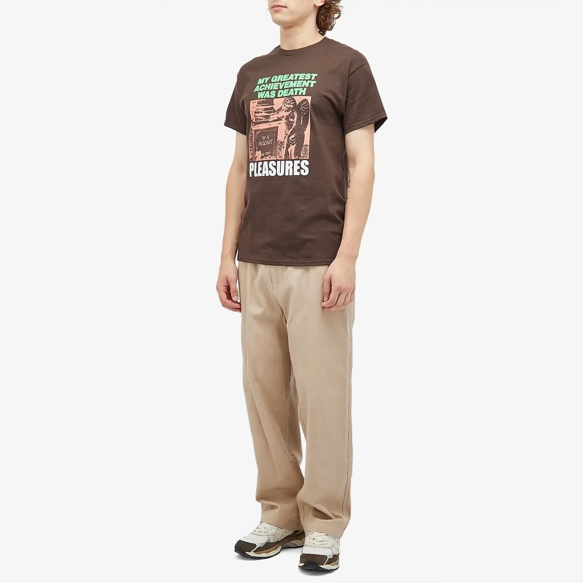 Crocs Pleasures Men's Wolfie T-Shirt Brown
