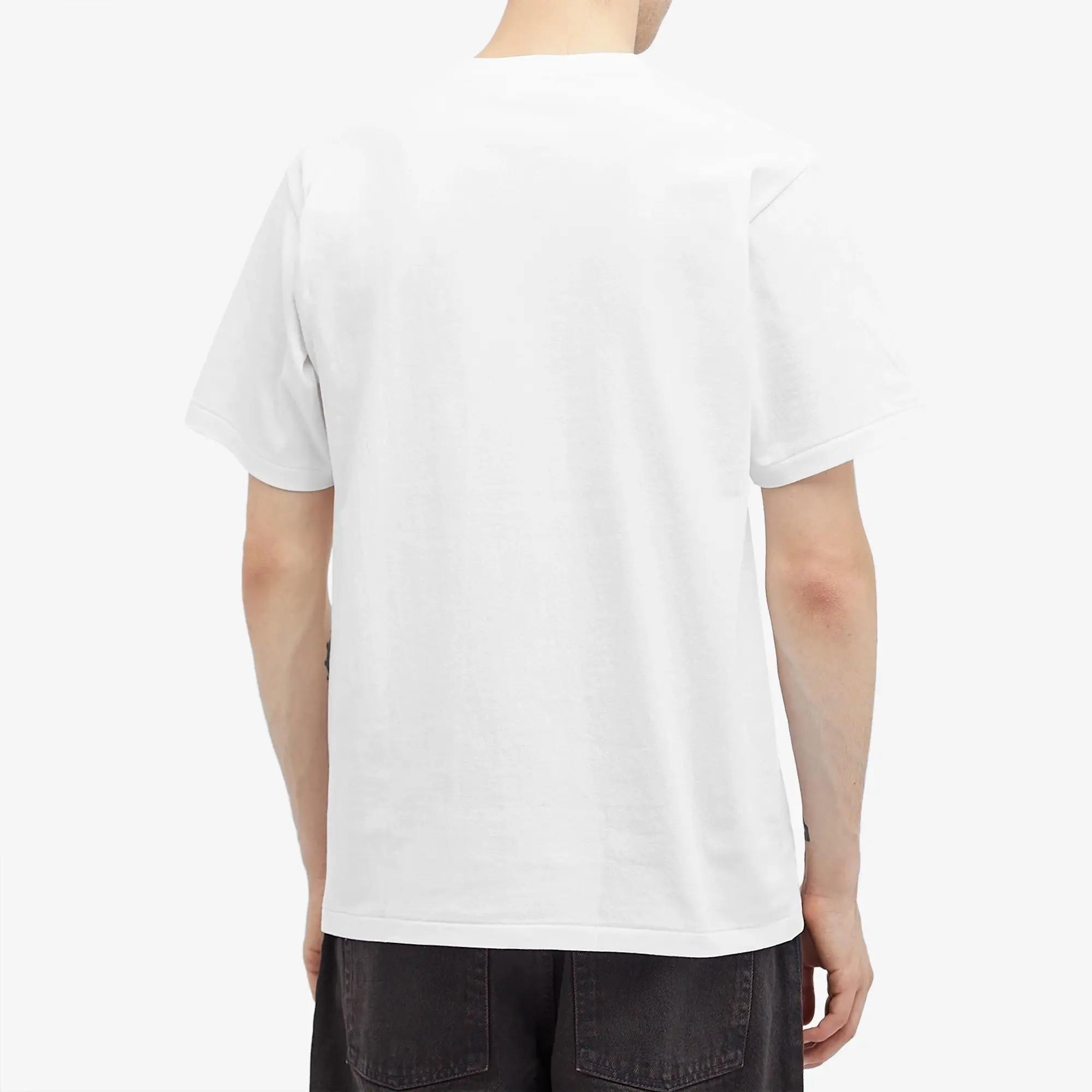 A Bathing Ape Abc Camo College Tee Men Shortsleeves White