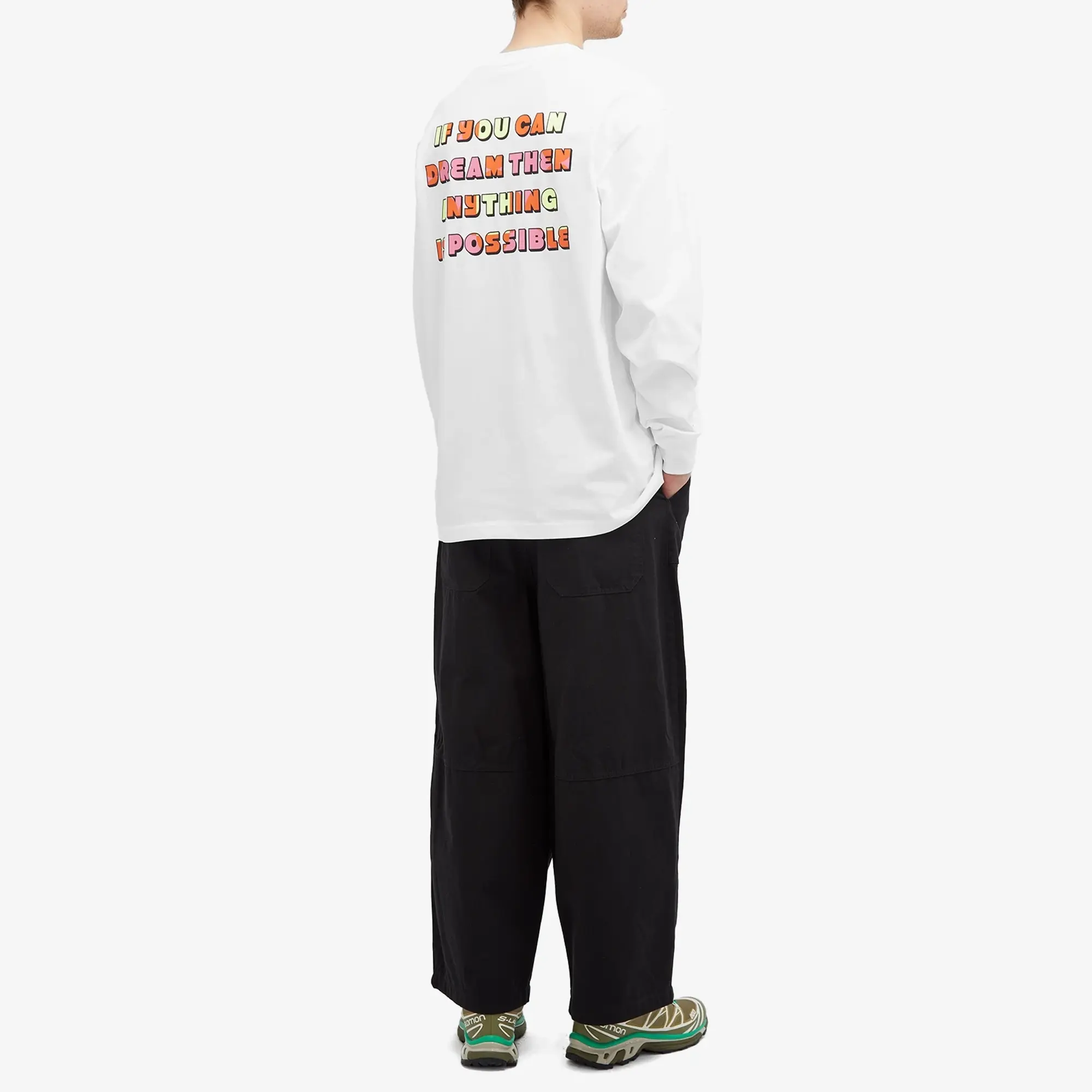 Crocs The North Face NSE x Yinka Ilori Graphic Long Sleeve T-Shirt Tnf White