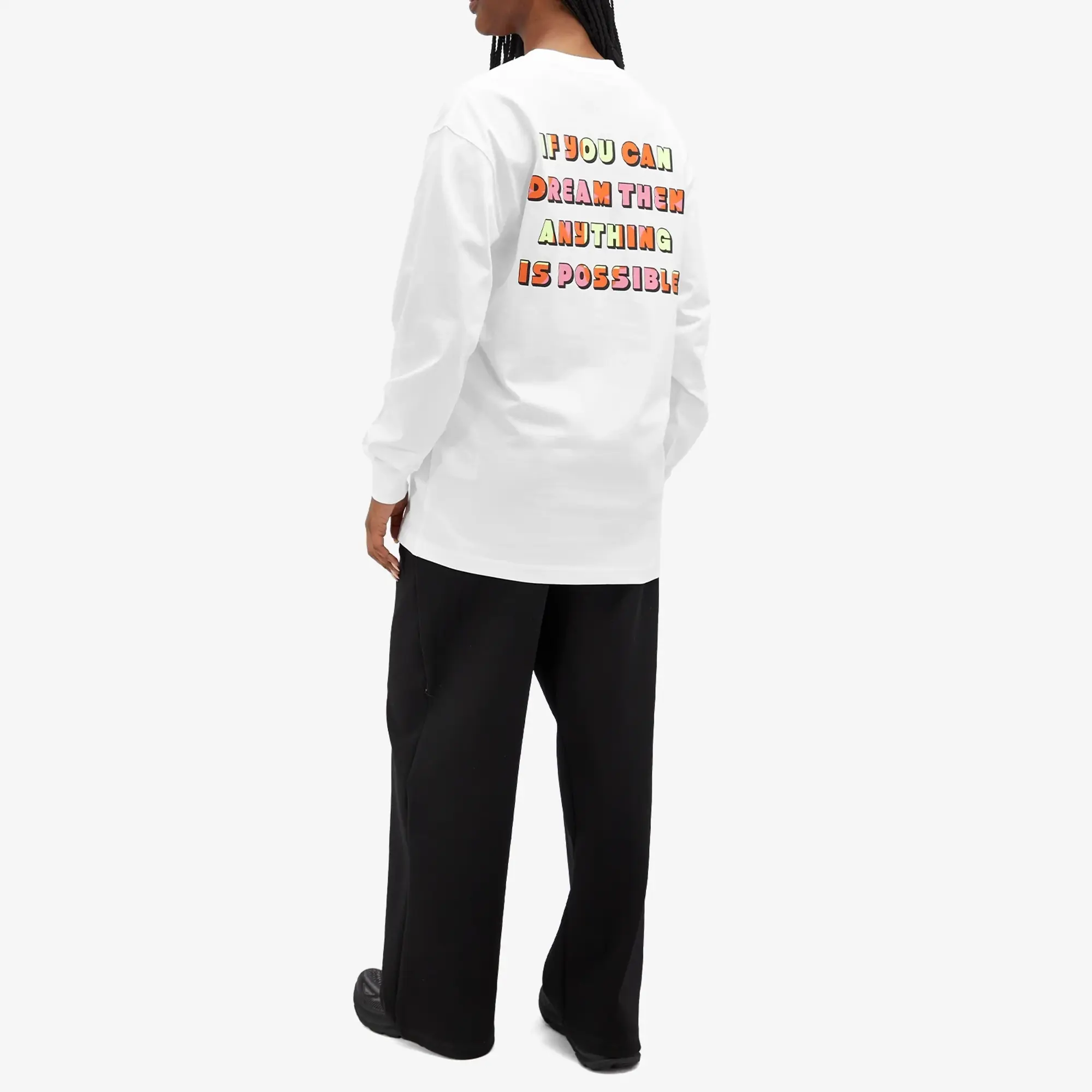 Crocs The North Face NSE x Yinka Ilori Graphic Long Sleeve T-Shirt Tnf White