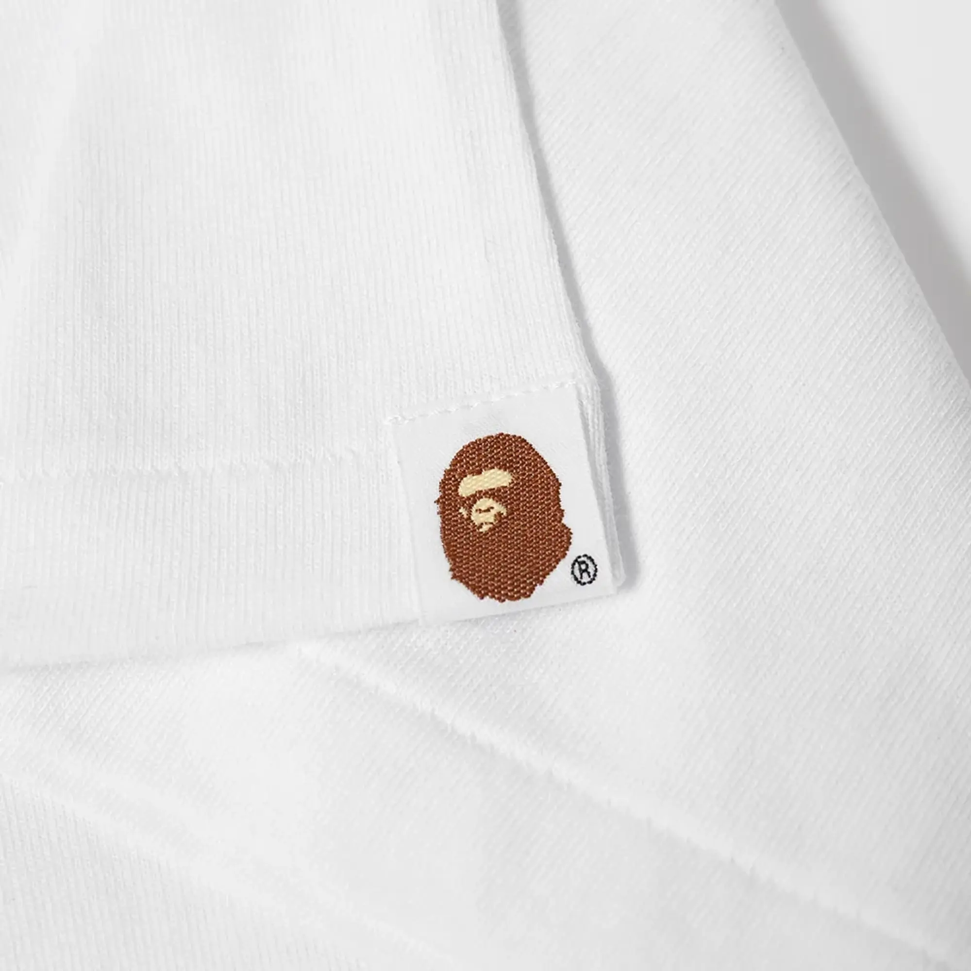A Bathing Ape Abc Camo College Tee Men Shortsleeves White