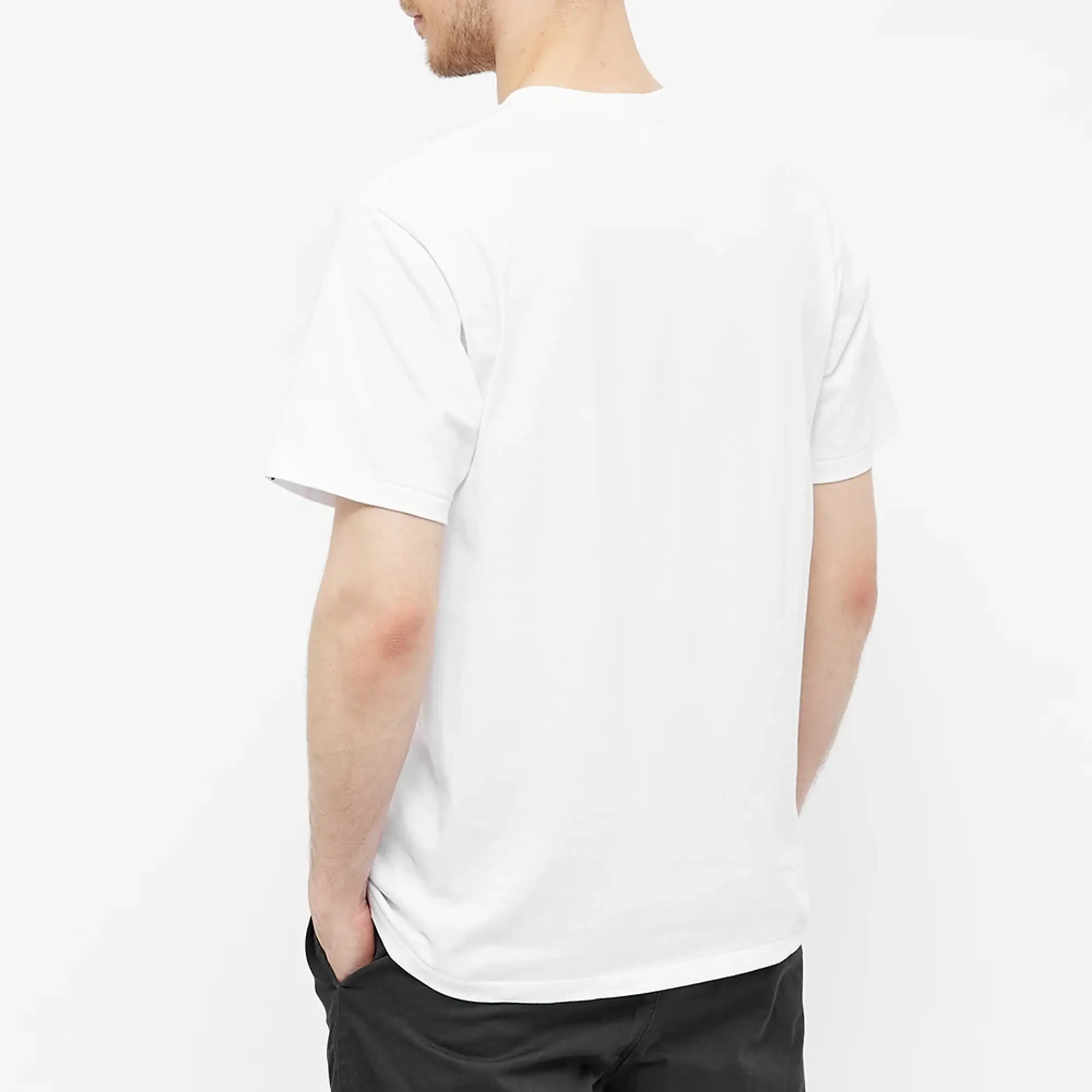 A Bathing Ape Abc Camo College Tee Men Shortsleeves White
