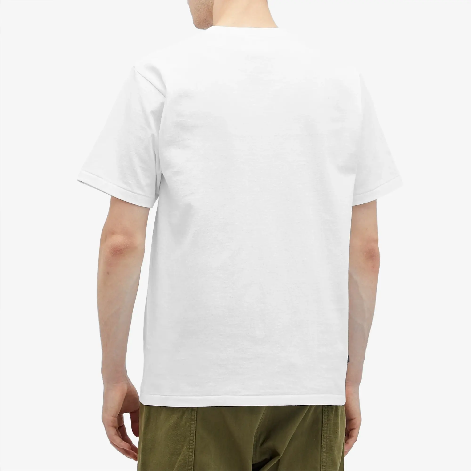 A Bathing Ape Abc Camo College Tee Men Shortsleeves White