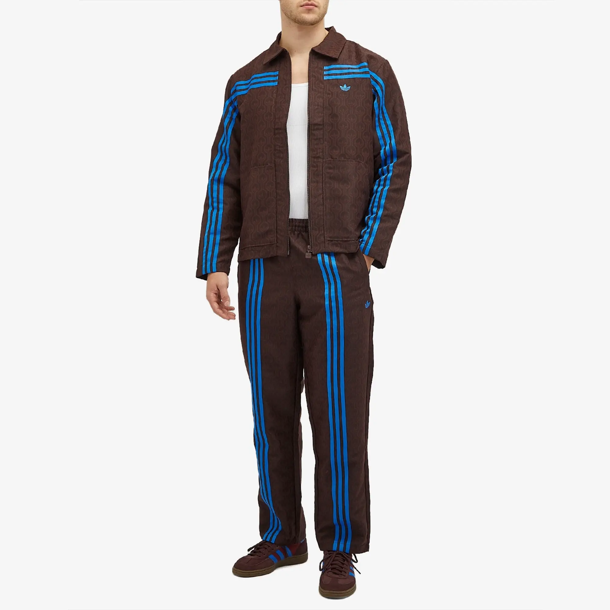 adidas Originals Adidas Men's Club Jacket Shadow Brown