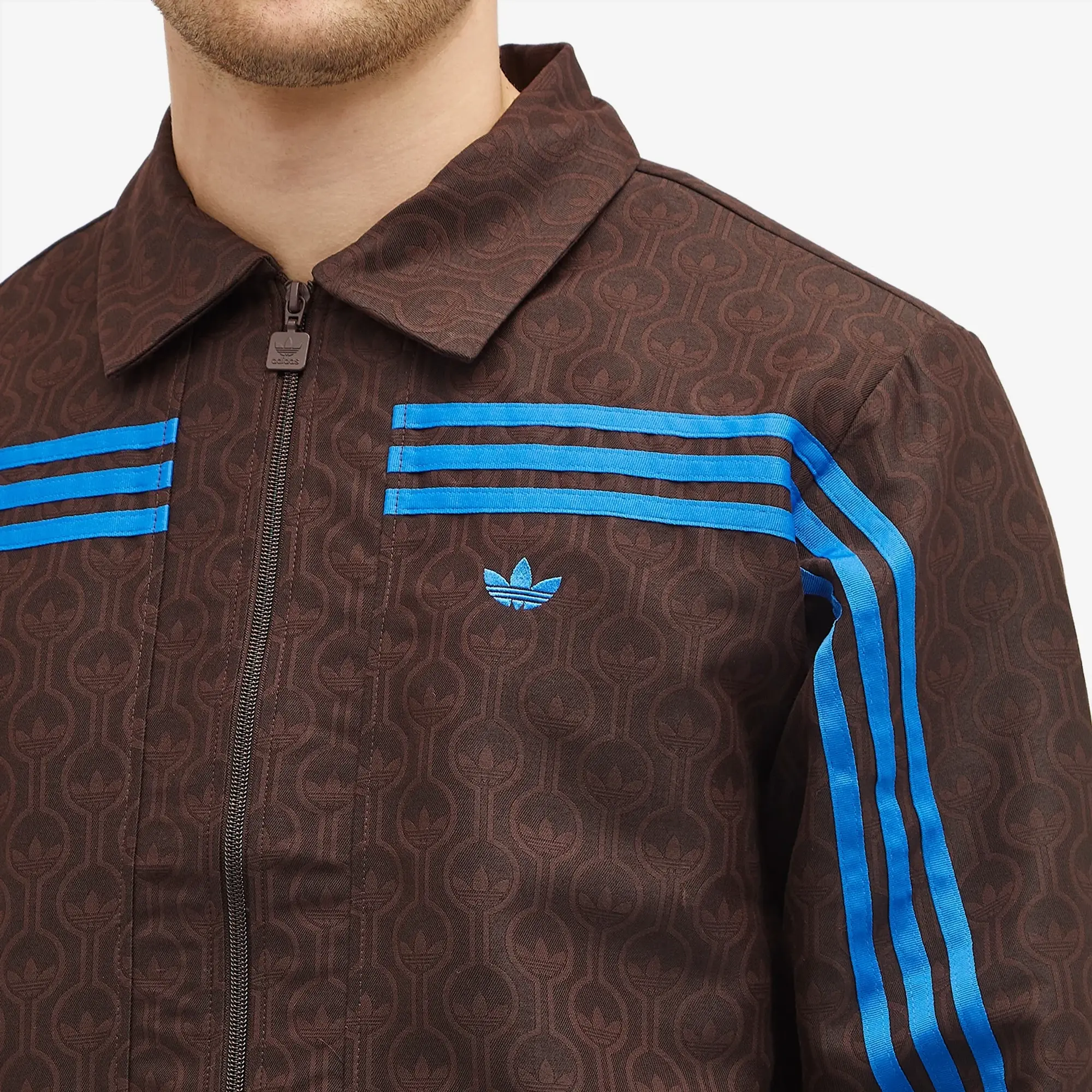 adidas Originals Adidas Men's Club Jacket Shadow Brown