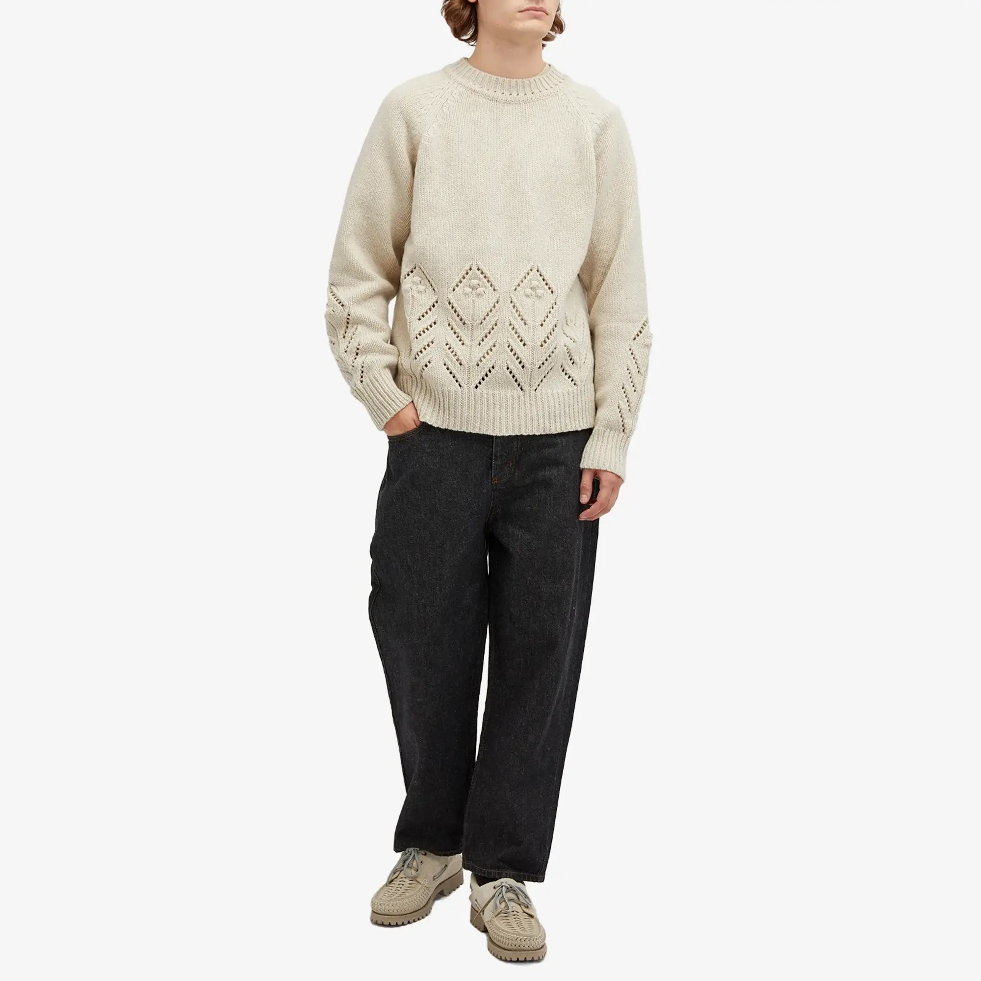 Crocs A Kind of Guise Men's Severino Knit Jumper Panna Melange