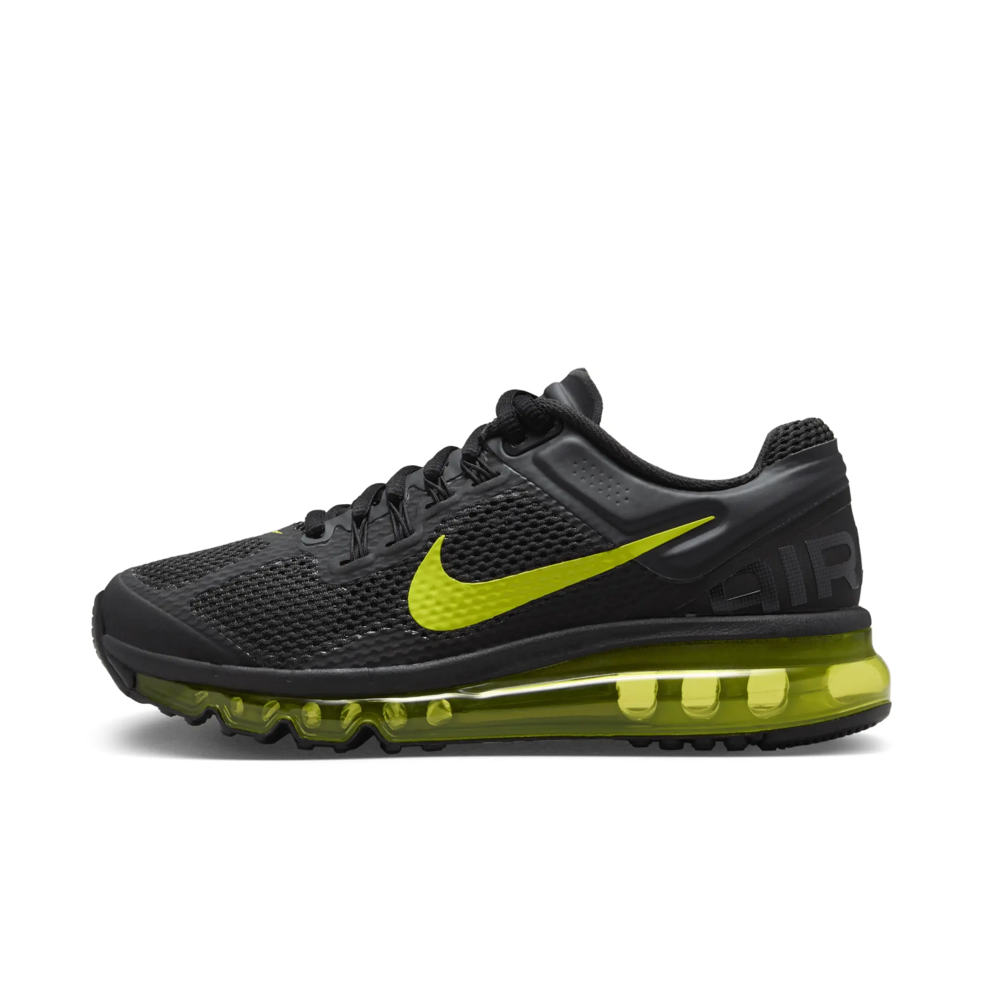 Nike Junior Air Max 2013 Trainer - Black - Size 4 - Black