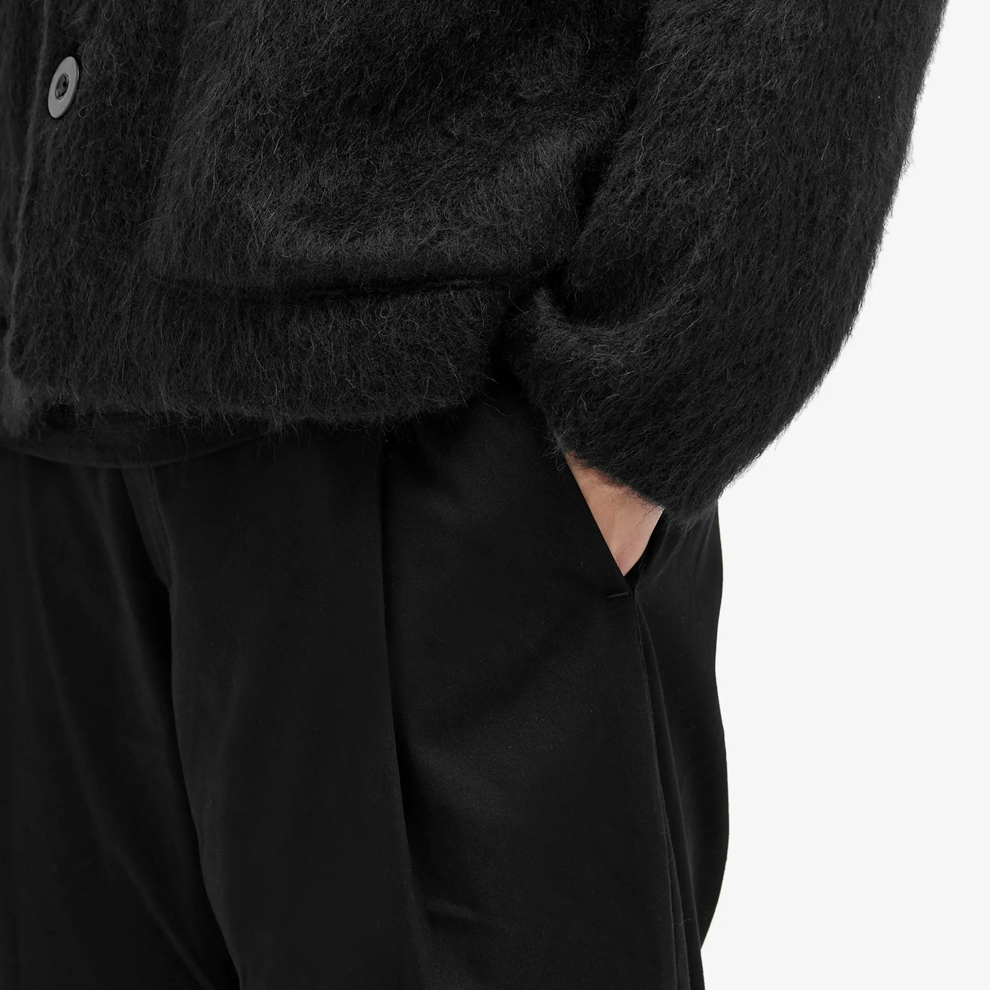 Crocs A Kind of Guise Men's Folded Wide Trousers Black