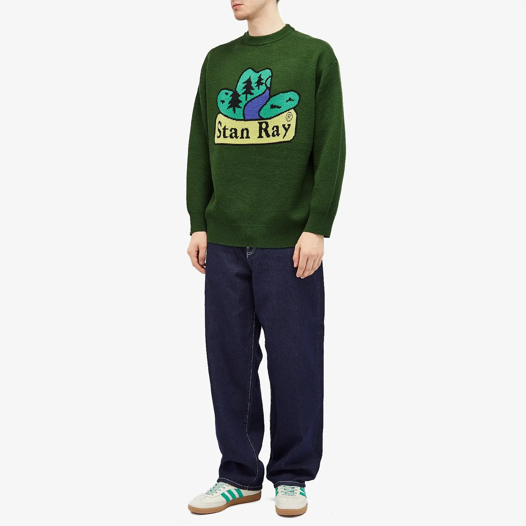 Crocs Stan Ray Men's Crew Knit Sweatshirt Tejas Stack