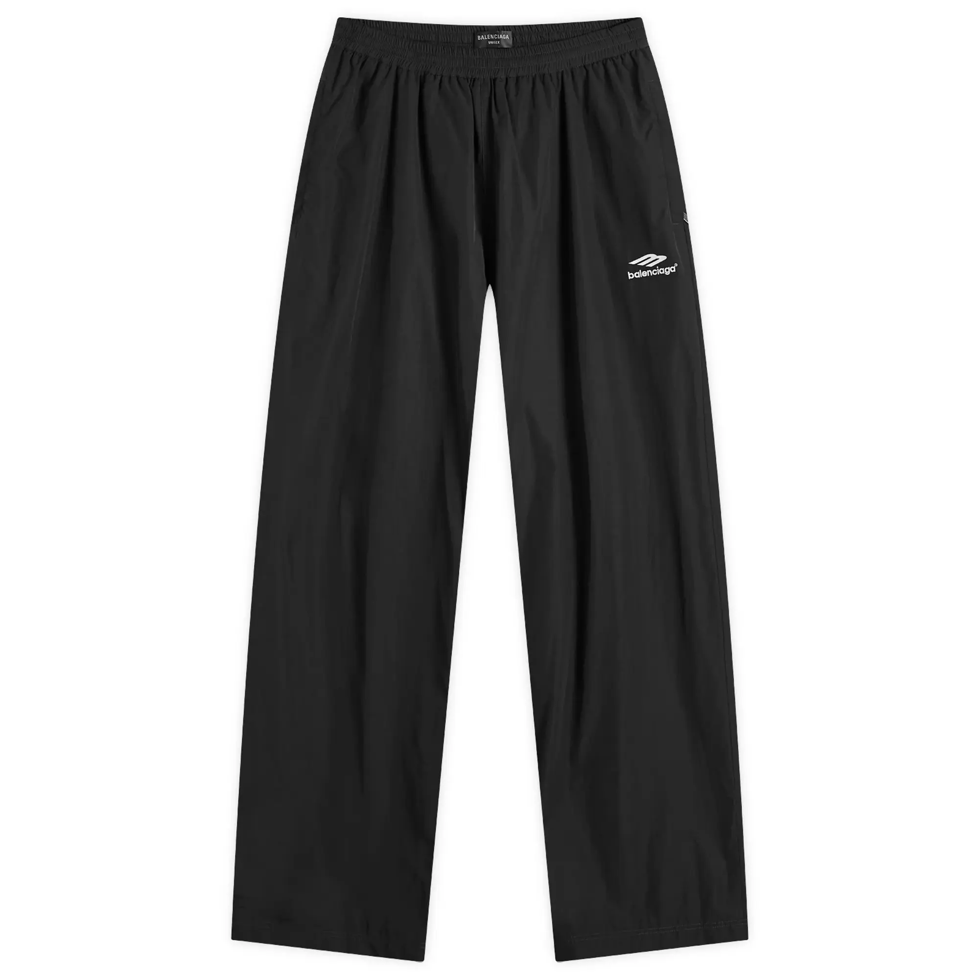 BALENCIAGA|TRAINING PANTS (763437 TNQ25 9000) Crocs Balenciaga Men's Logo Track Pants Black | 763437-TNQ25