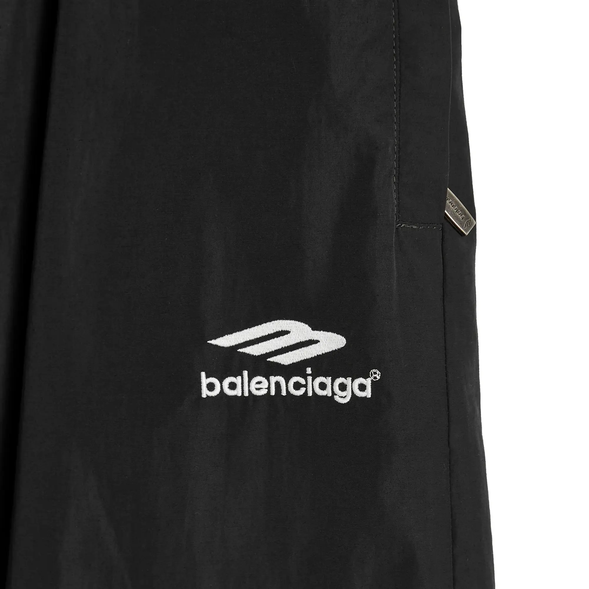 Crocs Balenciaga Men's Logo Track Pants Black | 763437-TNQ25