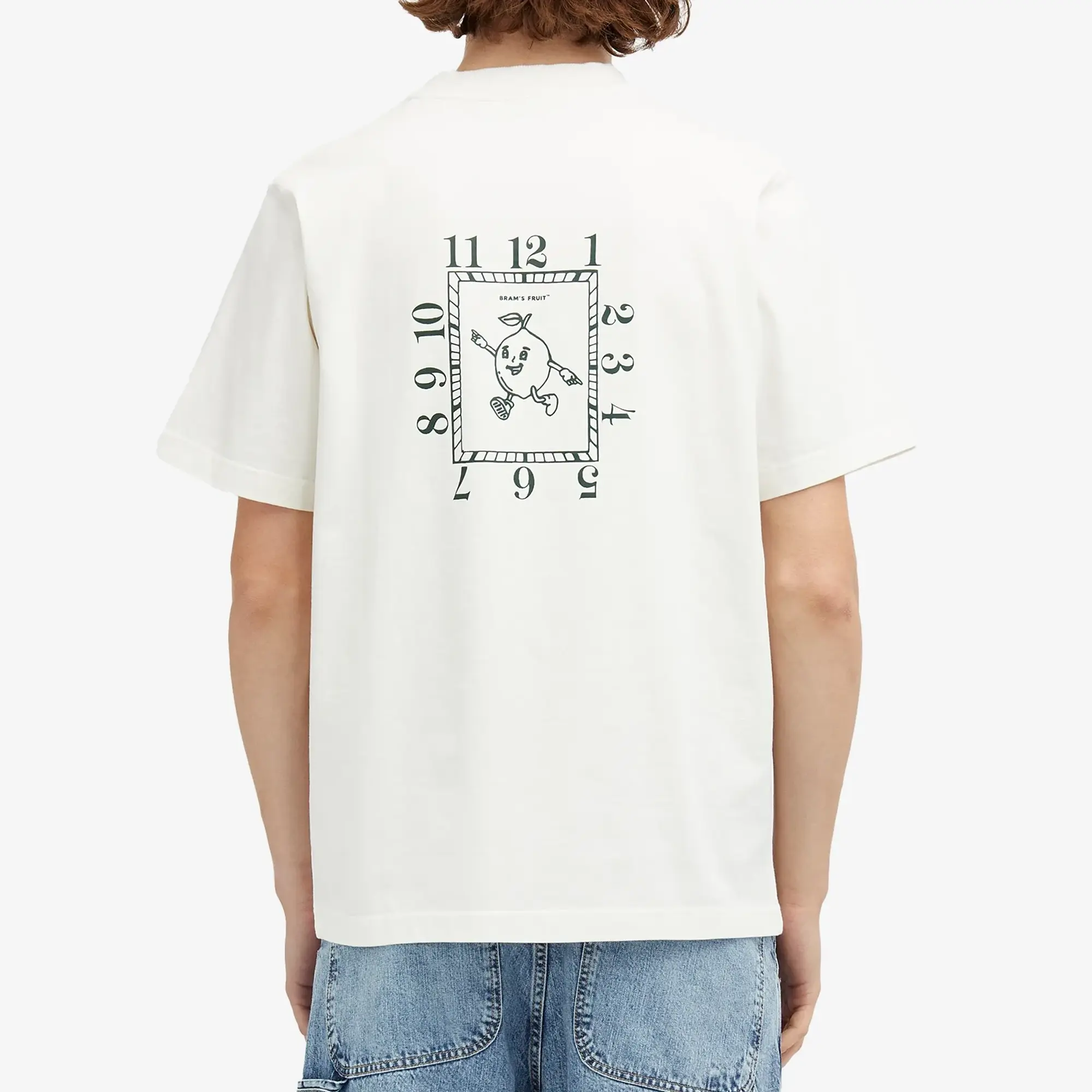 Bram's Fruit Men's Tank Dial T-Shirt White