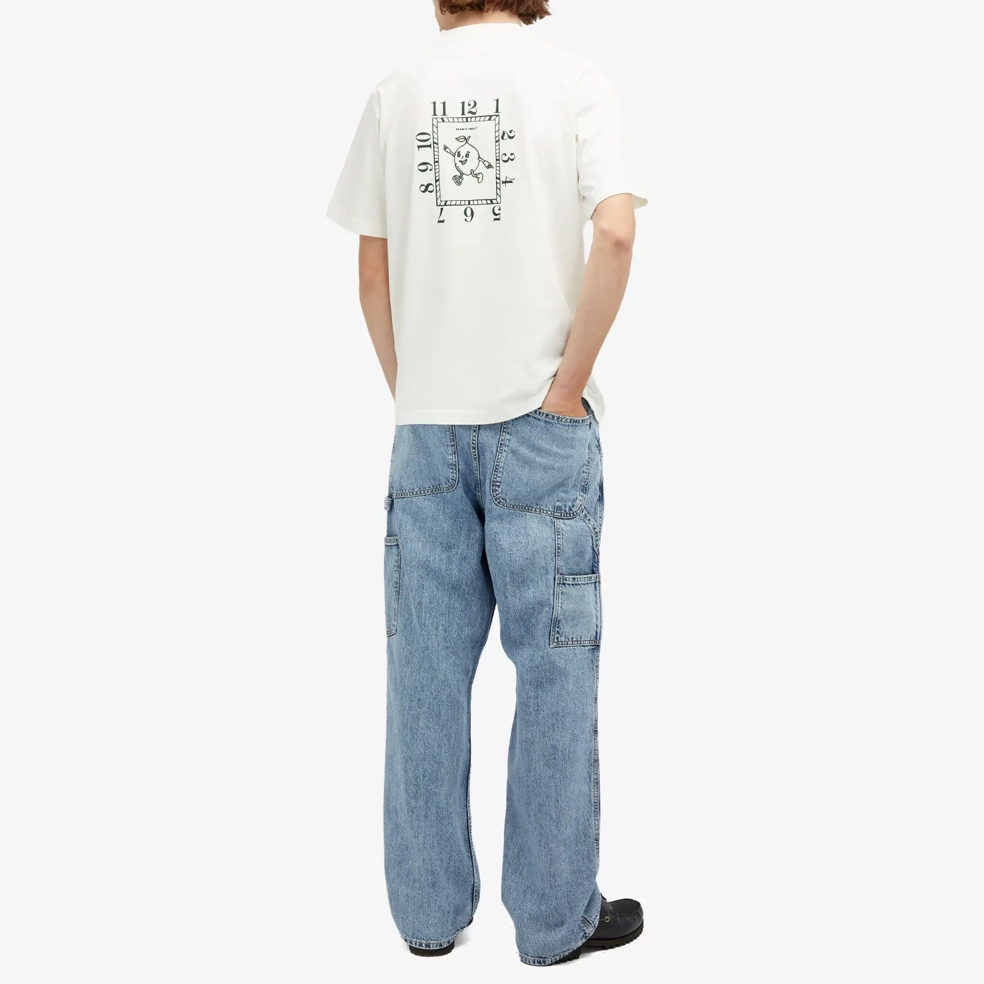 Bram's Fruit Men's Tank Dial T-Shirt White