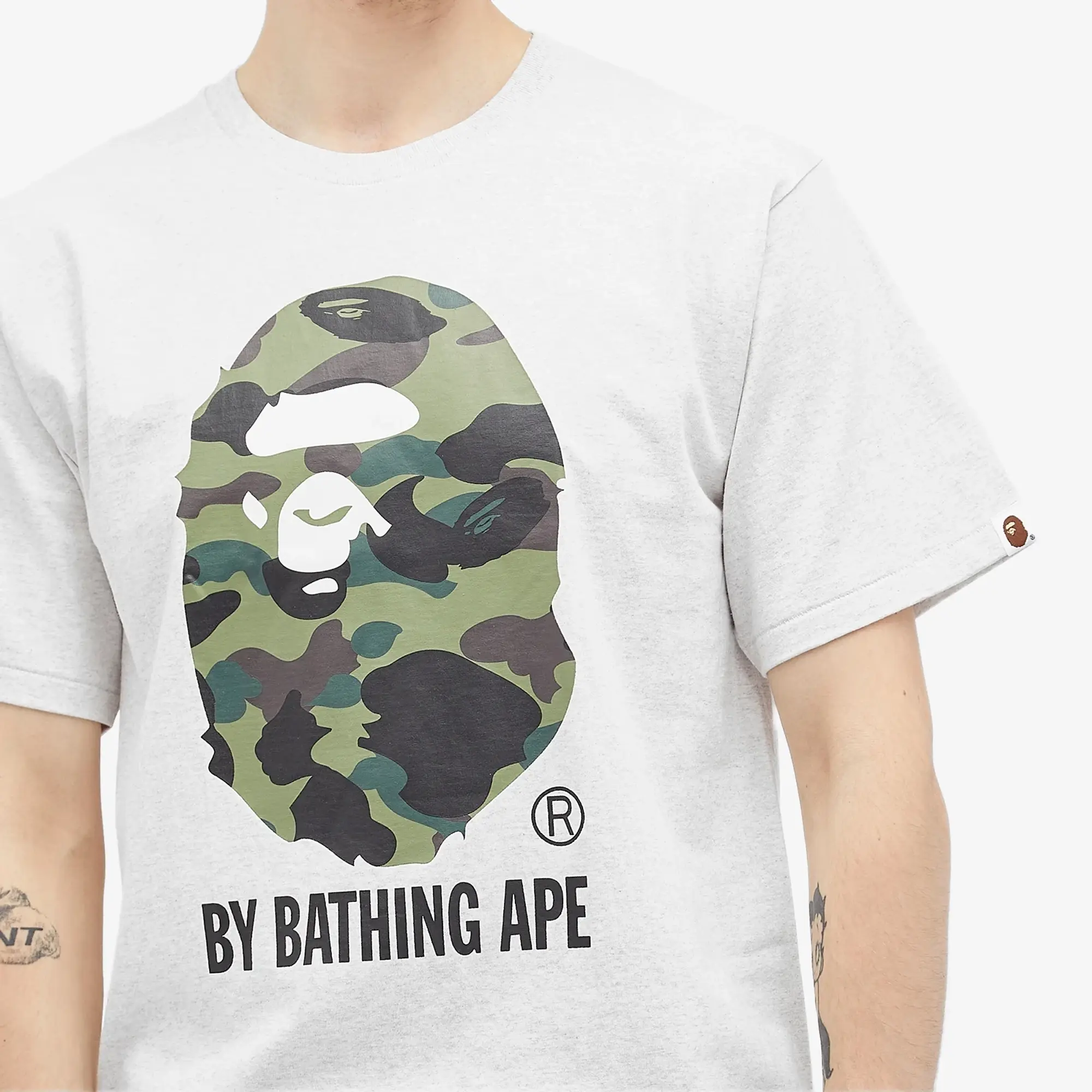 A Bathing Ape Men's 1st Camo Bape Sta T-Shirt Grey/Green