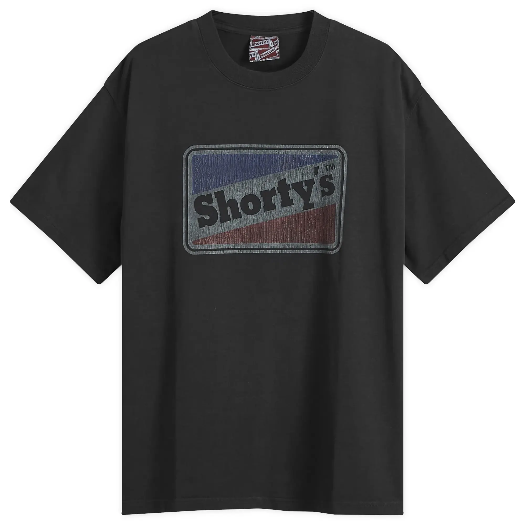Pleasures Men's Box Logo Heavyweight T-Shirt Black