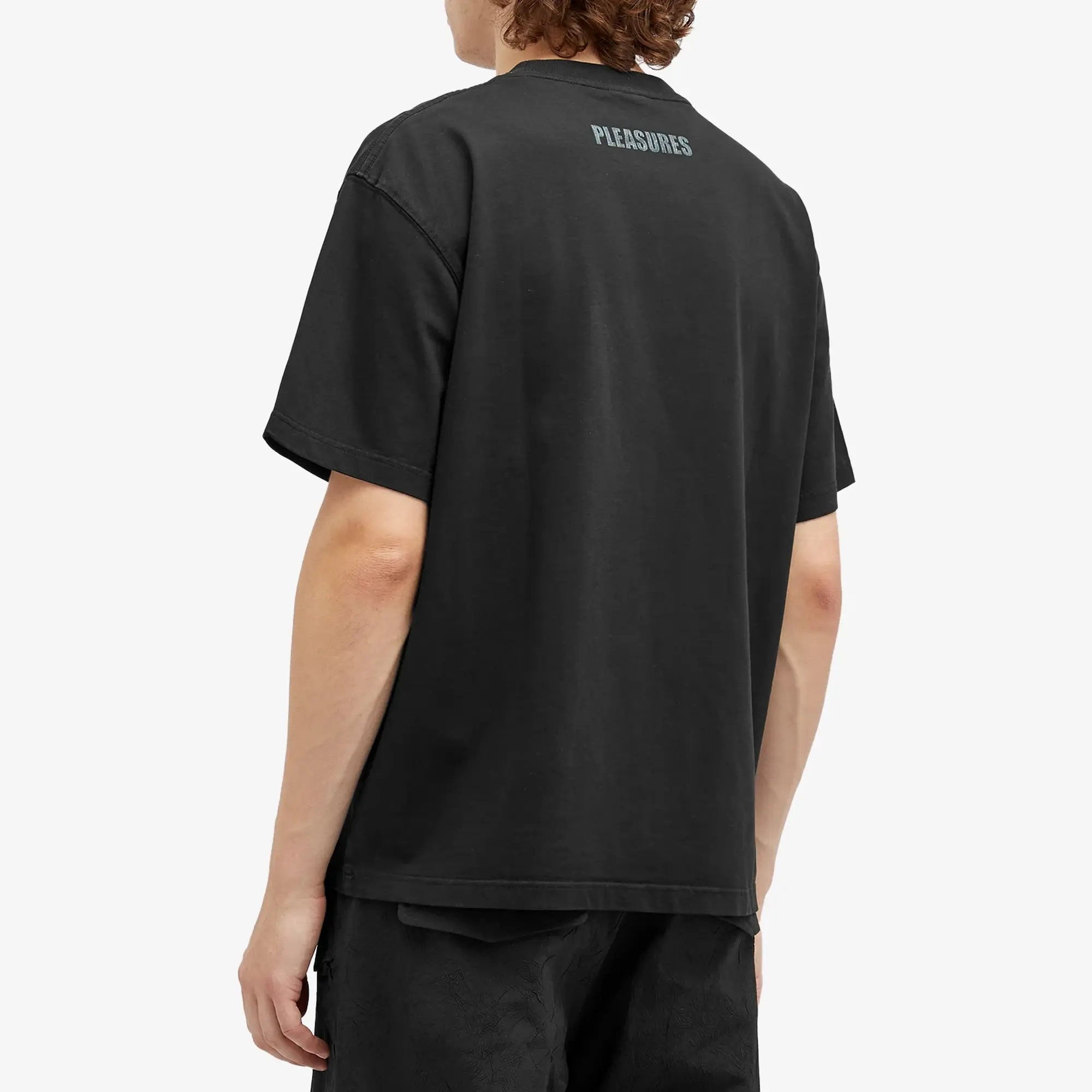 Pleasures Men's Box Logo Heavyweight T-Shirt Black