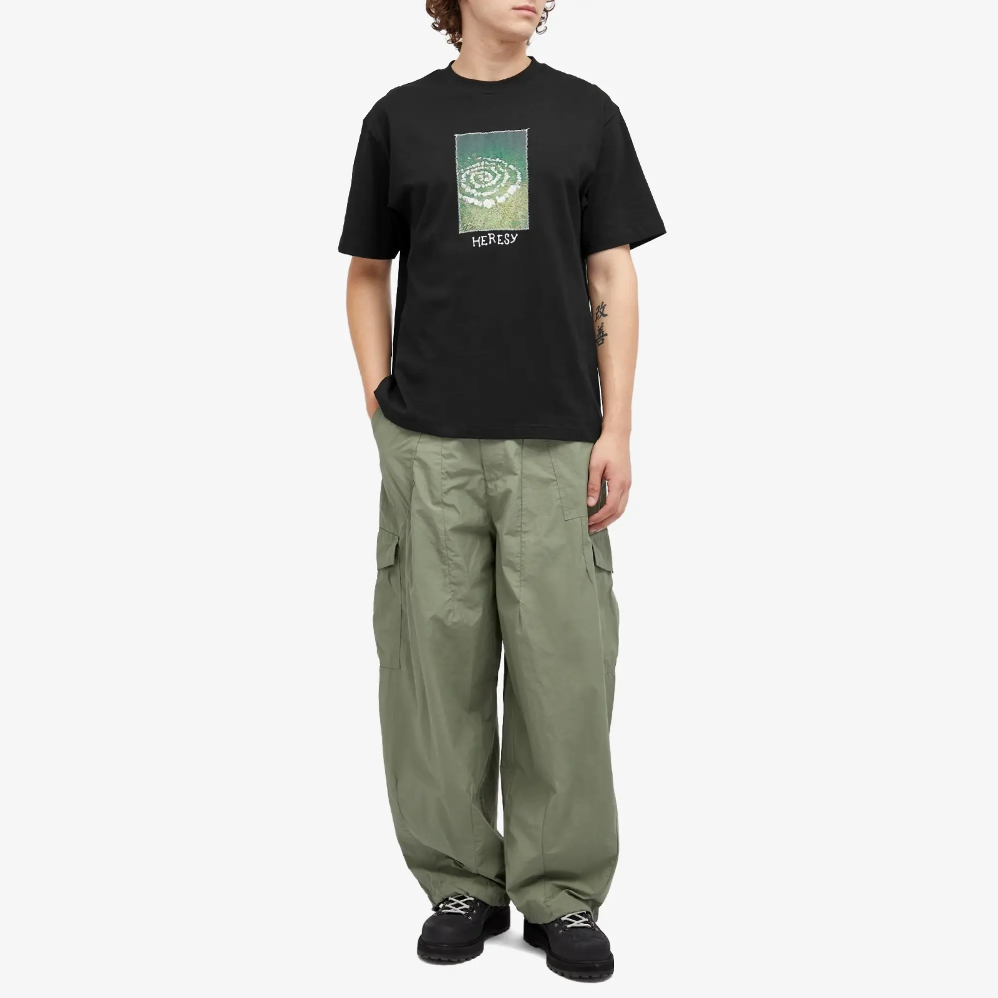 Heresy Spiral Tee - Black