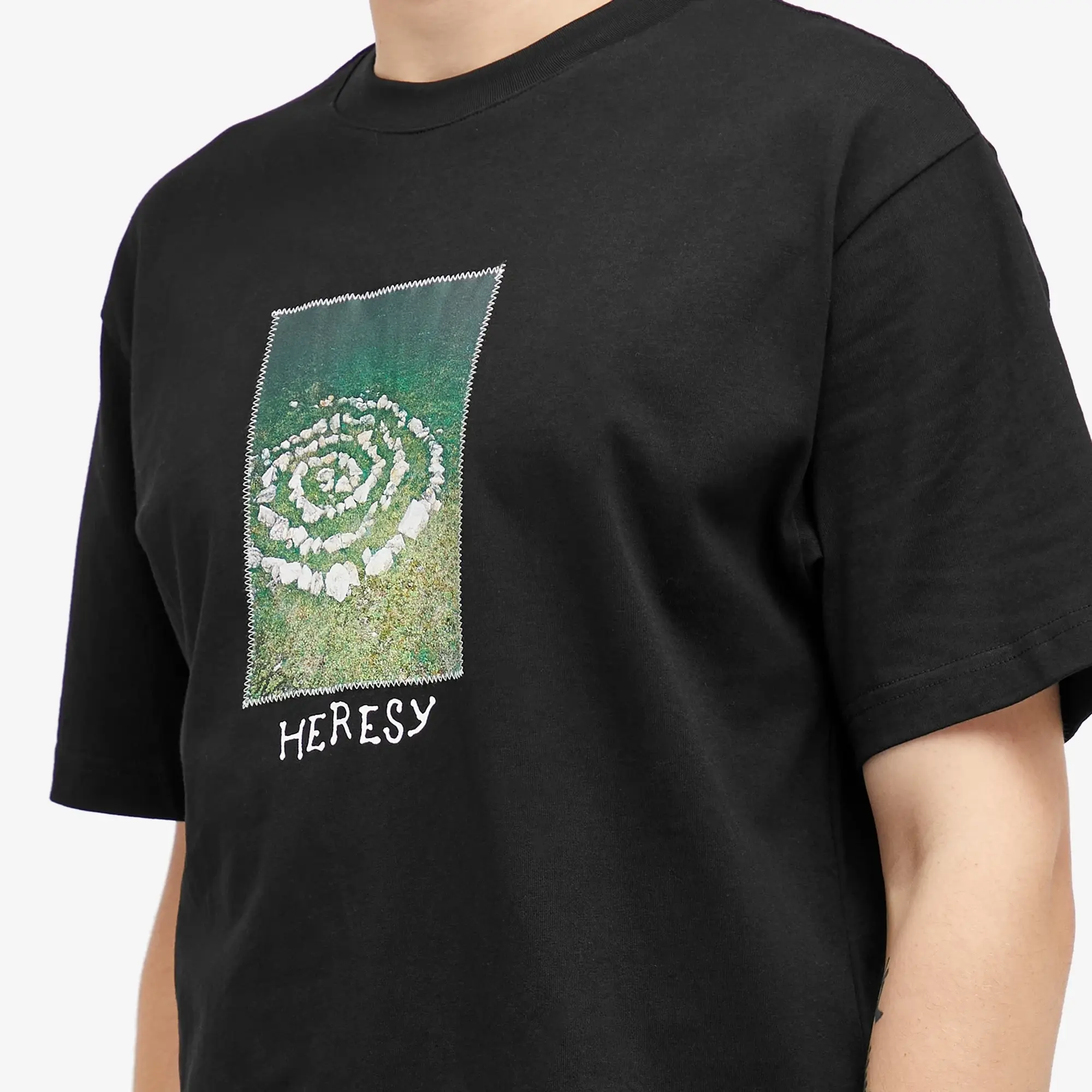 Heresy Spiral Tee - Black