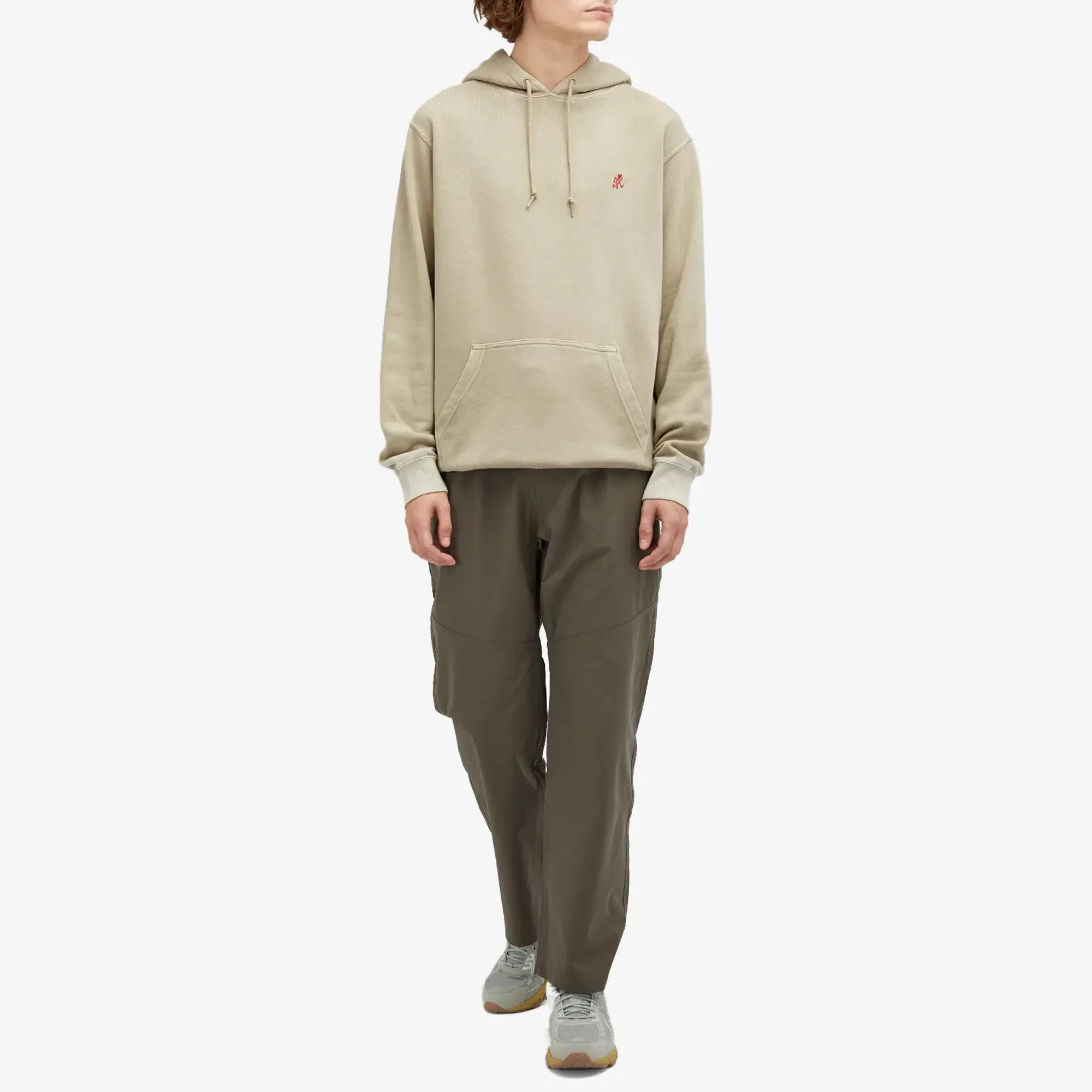 Gramicci Men's One Point Hoodie Pigment Oat