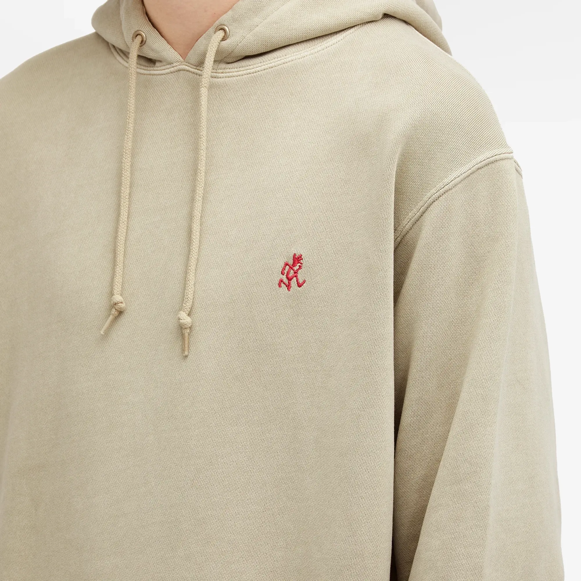 Gramicci Men's One Point Hoodie Pigment Oat