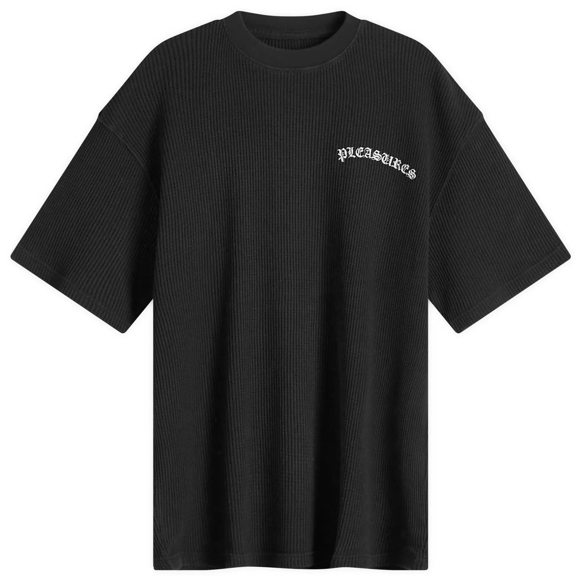 Pleasures Men's Neural Waffle T-Shirt Black